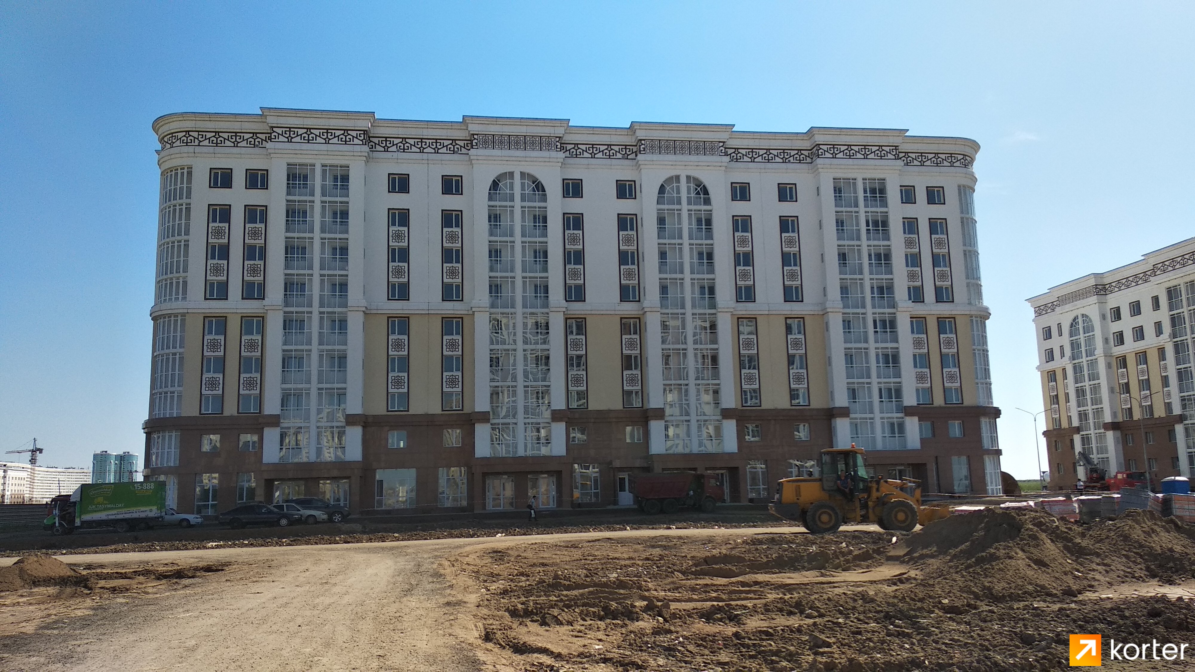 Ход строительства ЖК на Айтматова 31 - Ракурс 2, Июль 2020