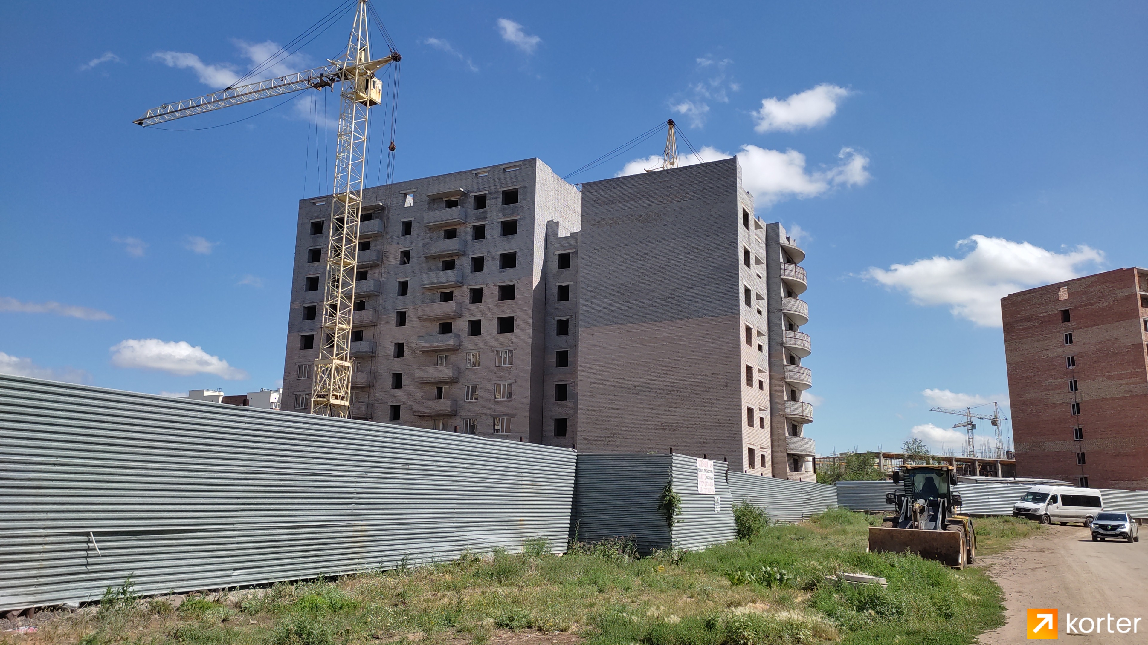 Ход строительства ЖК Future Home Astana - Ракурс 1, Июль 2021