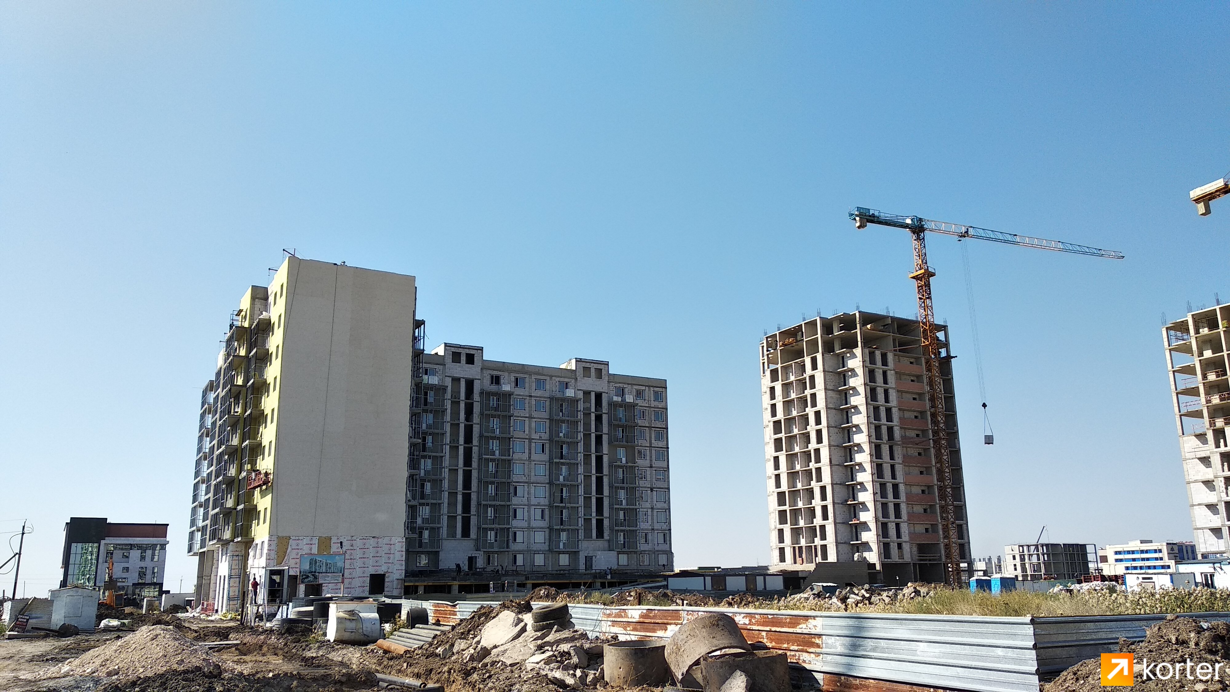 Ход строительства ЖК Alatau City - Ракурс 1, Сентябрь 2021