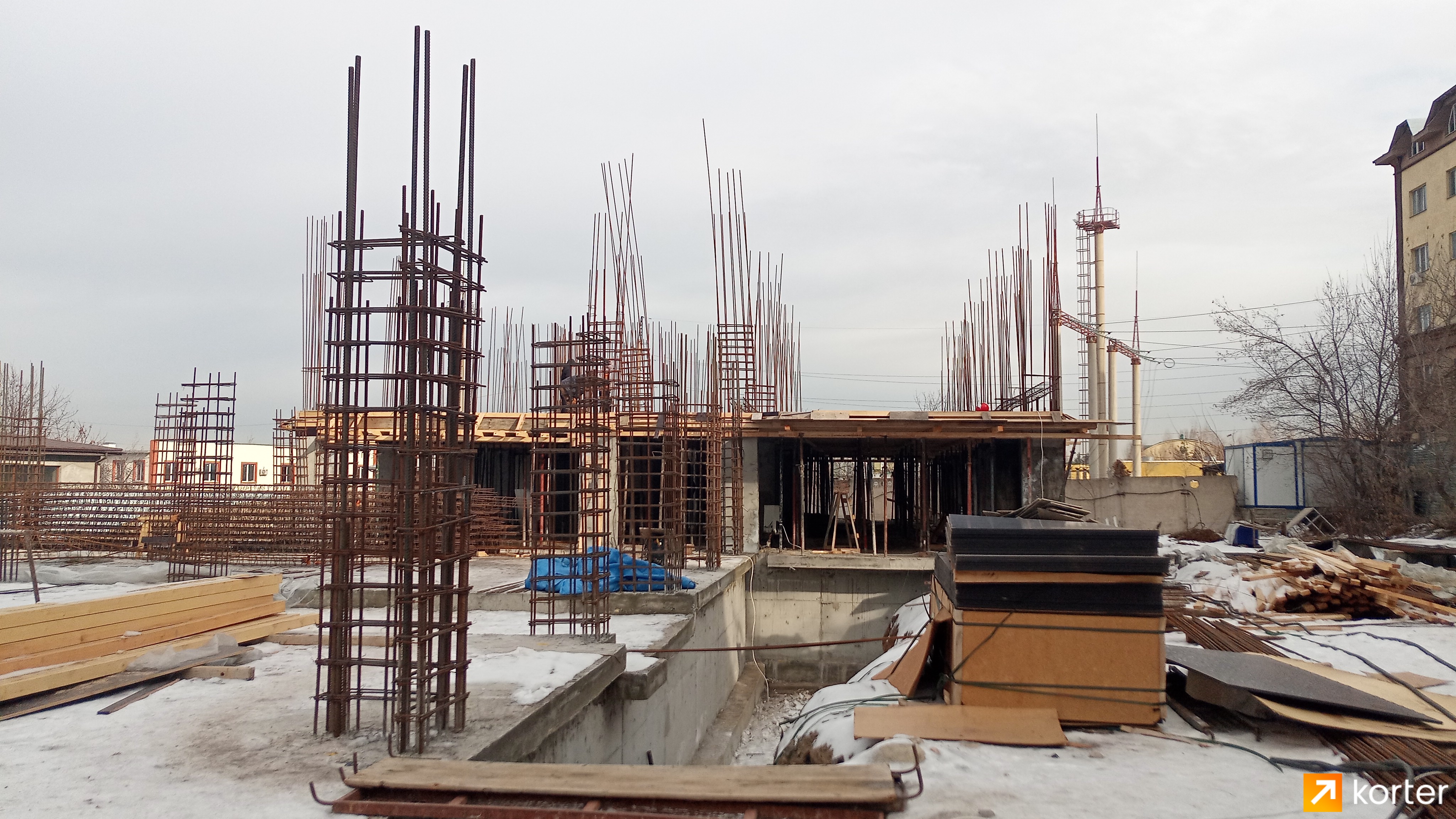 Ход строительства ЖК Evim Novo - Ракурс 2, Январь 2022