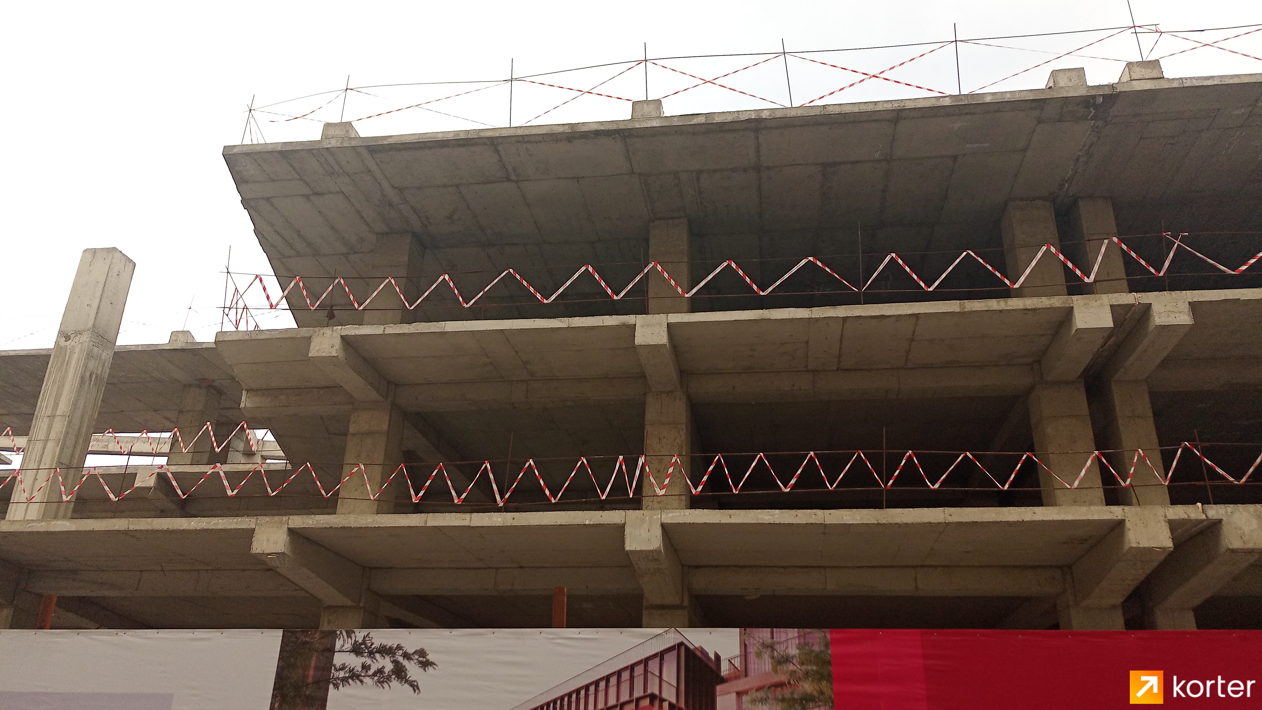 Ход строительства ЖК Nef Uptown - Ракурс 9, Январь 2022