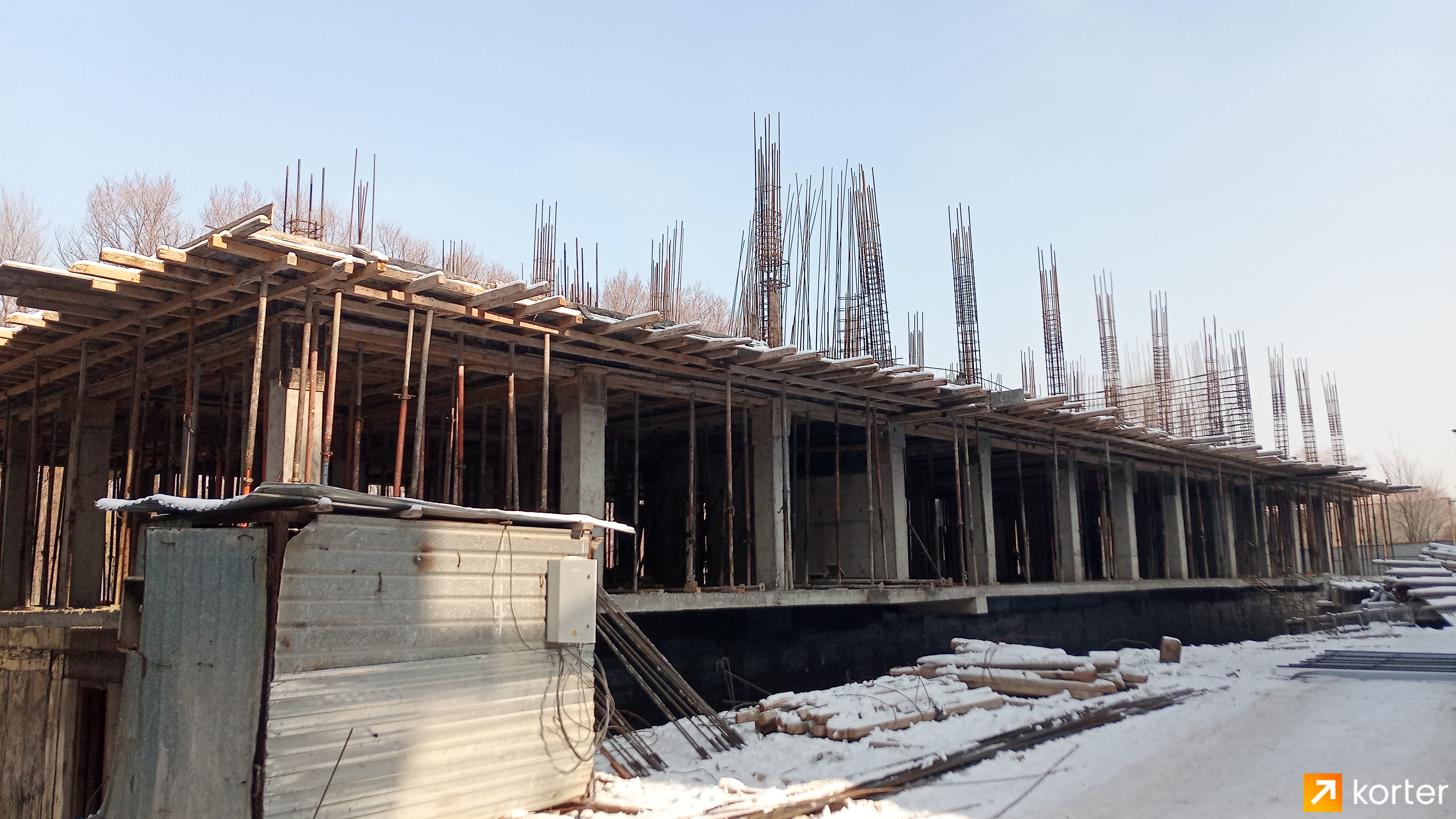 Ход строительства ЖК Alatau Golf Residences - Ракурс 23, Январь 2022