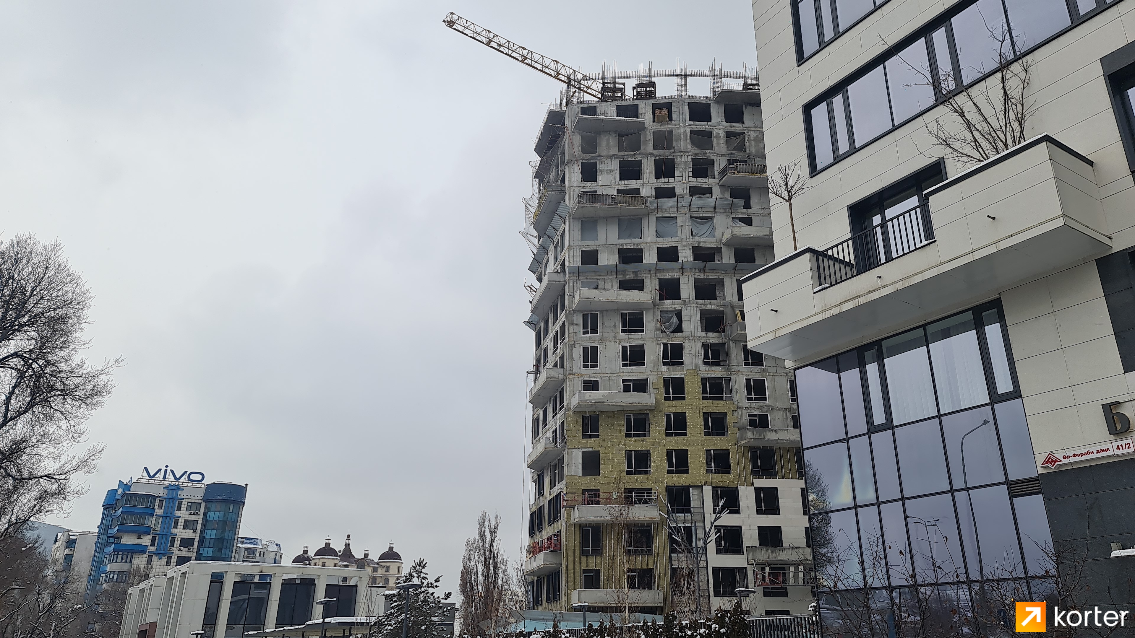 Ход строительства ЖК Metropole - Ракурс 12, Февраль 2022