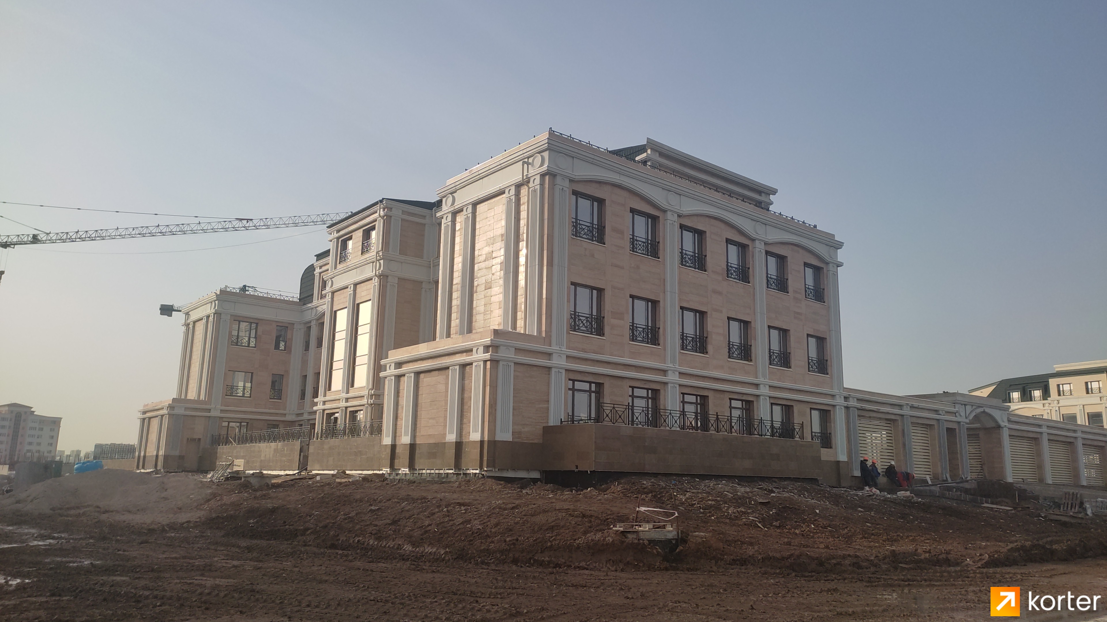 Ход строительства VIP городок Saranda - Ракурс 16, Апрель 2022