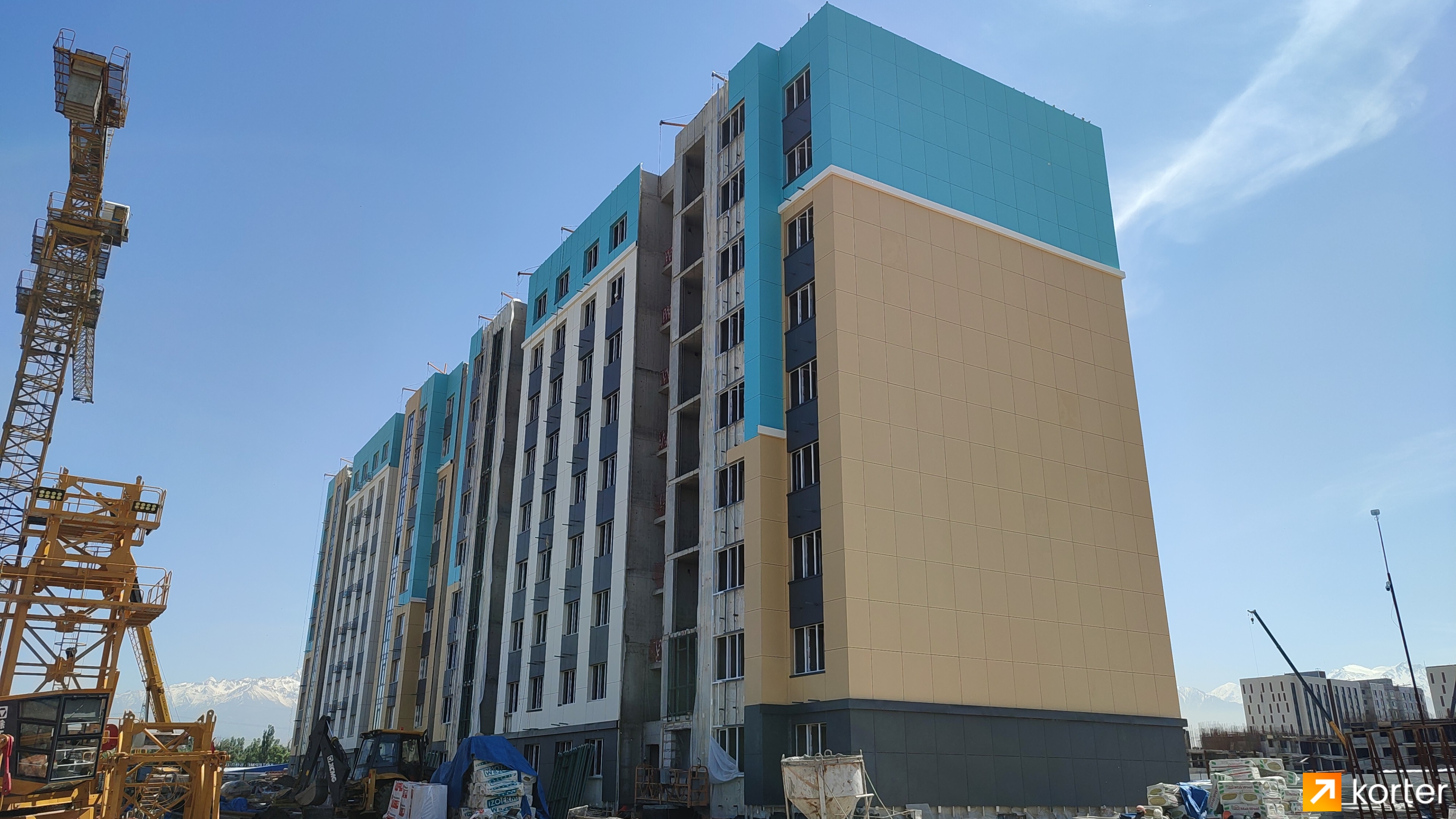 Ход строительства ЖК Shahar City - Ракурс 2, Май 2022