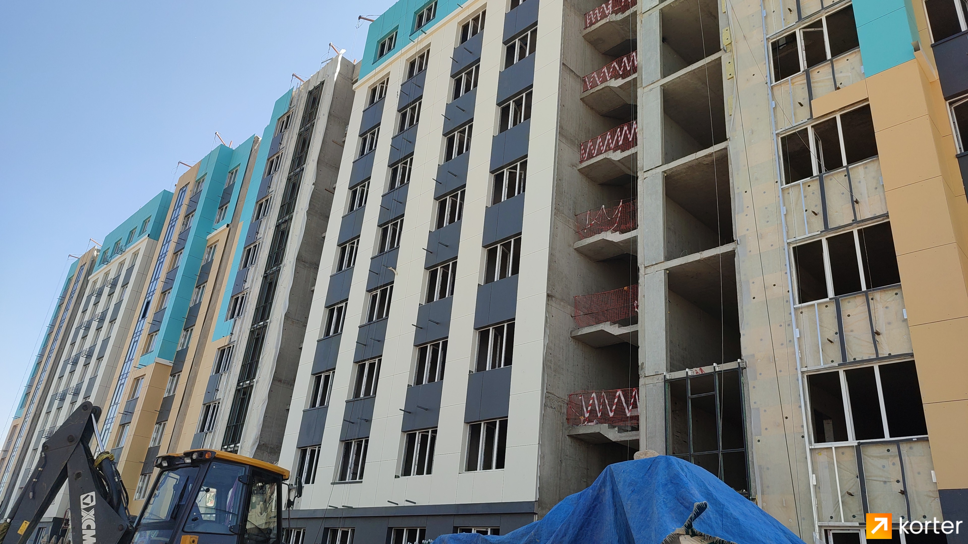 Ход строительства ЖК Shahar City - Ракурс 7, Май 2022