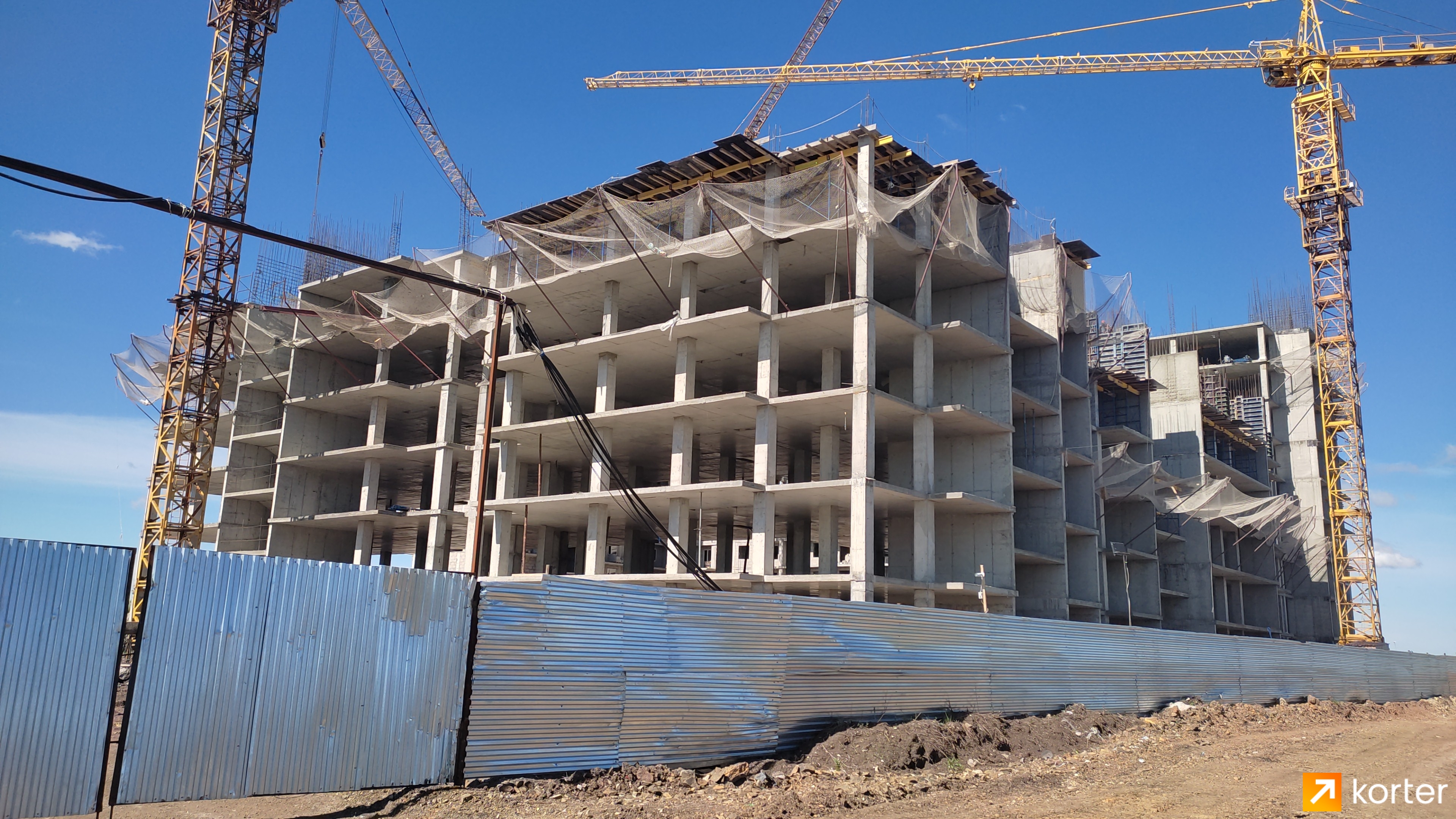 Ход строительства ЖК Оазис - Ракурс 2, Июнь 2022