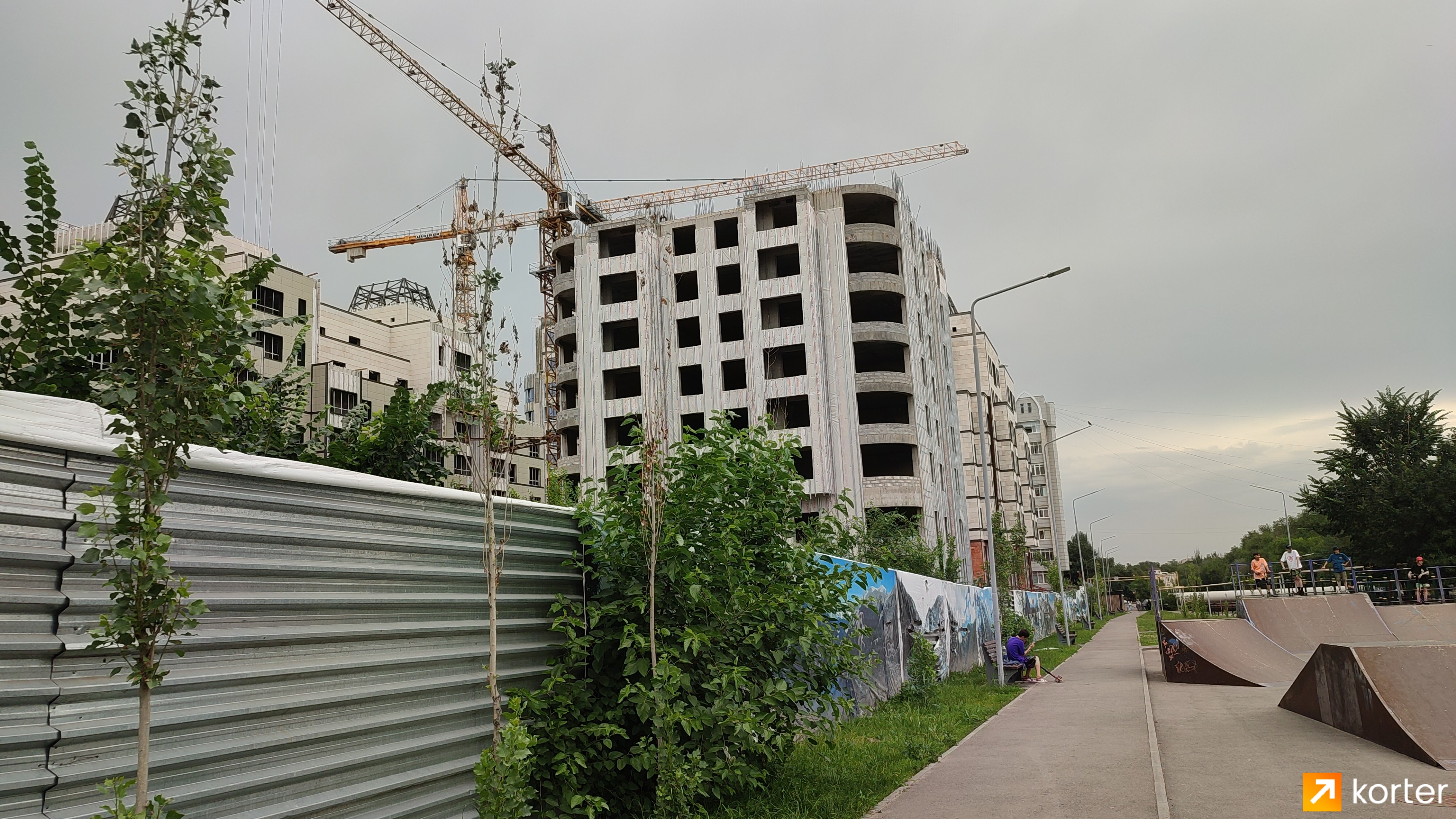 Ход строительства ЖК Vesnovka - Ракурс 7, Июнь 2022