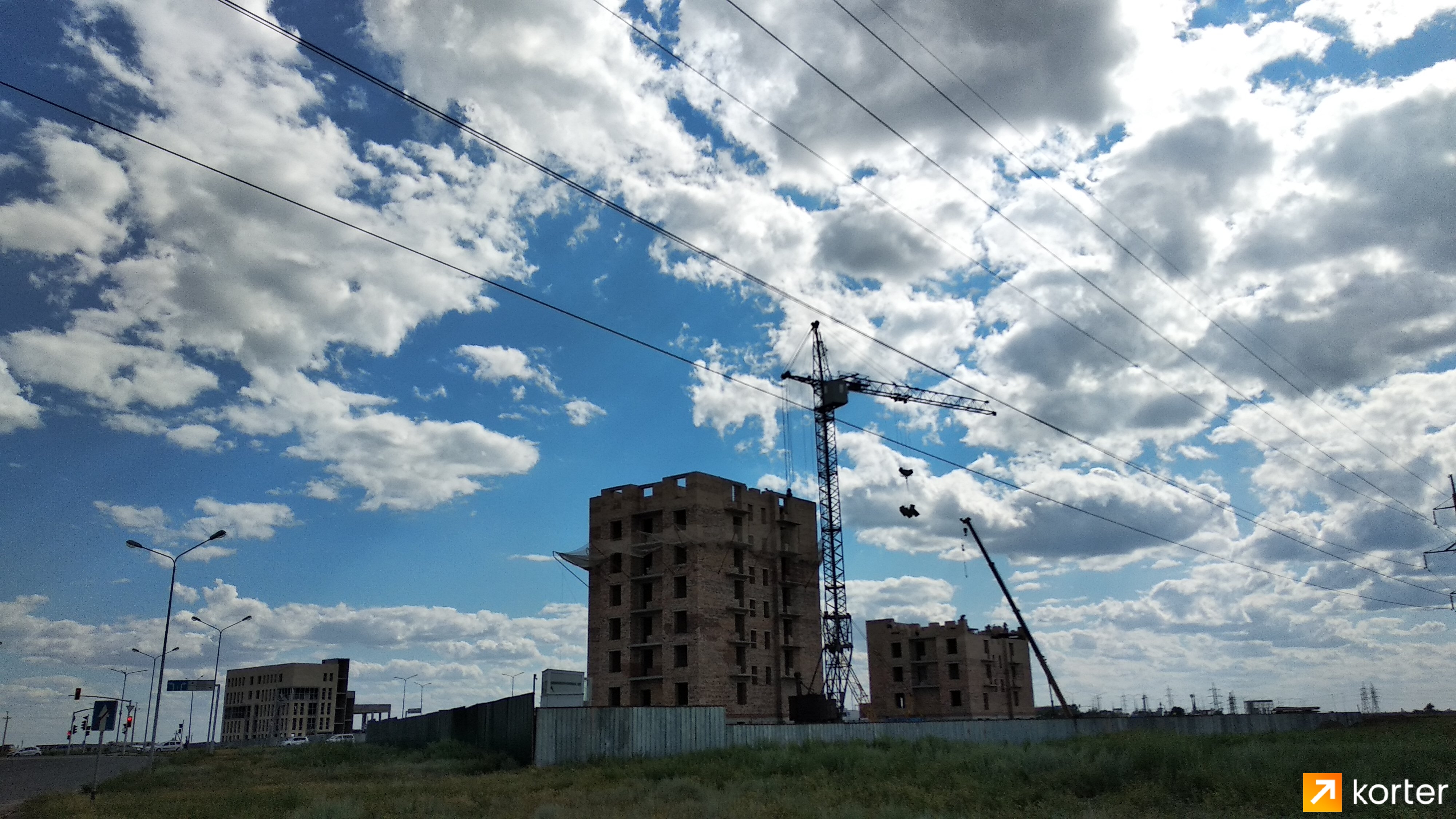 Ход строительства ЖК Satty Jol - Ракурс 3, Июль 2022