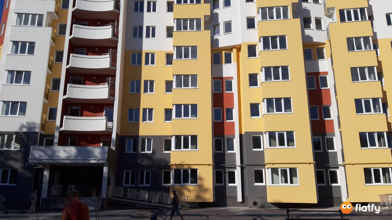 Stadiul construcției Blocul locativ Mihail Sadoveanu 15/2 - Spot 5, iunie 2019