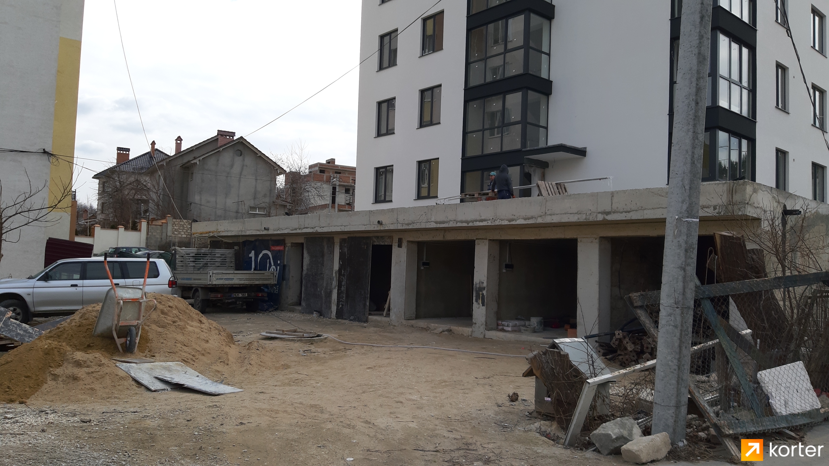 Evoluția construcției Complexului Bloc Locativ Ghioceilor 9 - Punct 5, Februarie 2020
