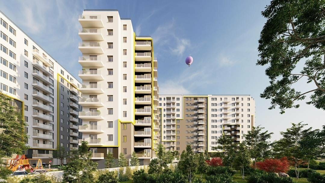 Novum 56 – schița apartament cu 2 camere apartament camere de la 74.67m2