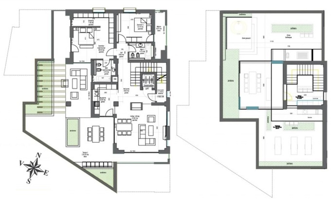 Schița Penthouse-uri apartamentului, 385.84 m2 în Elegant House Centrul Civic, Brașov