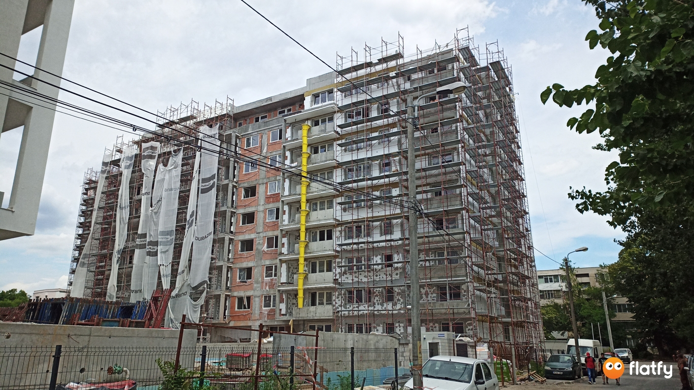 Stadiul construcției Baba Novac Residence - Spot 4, iulie 2019
