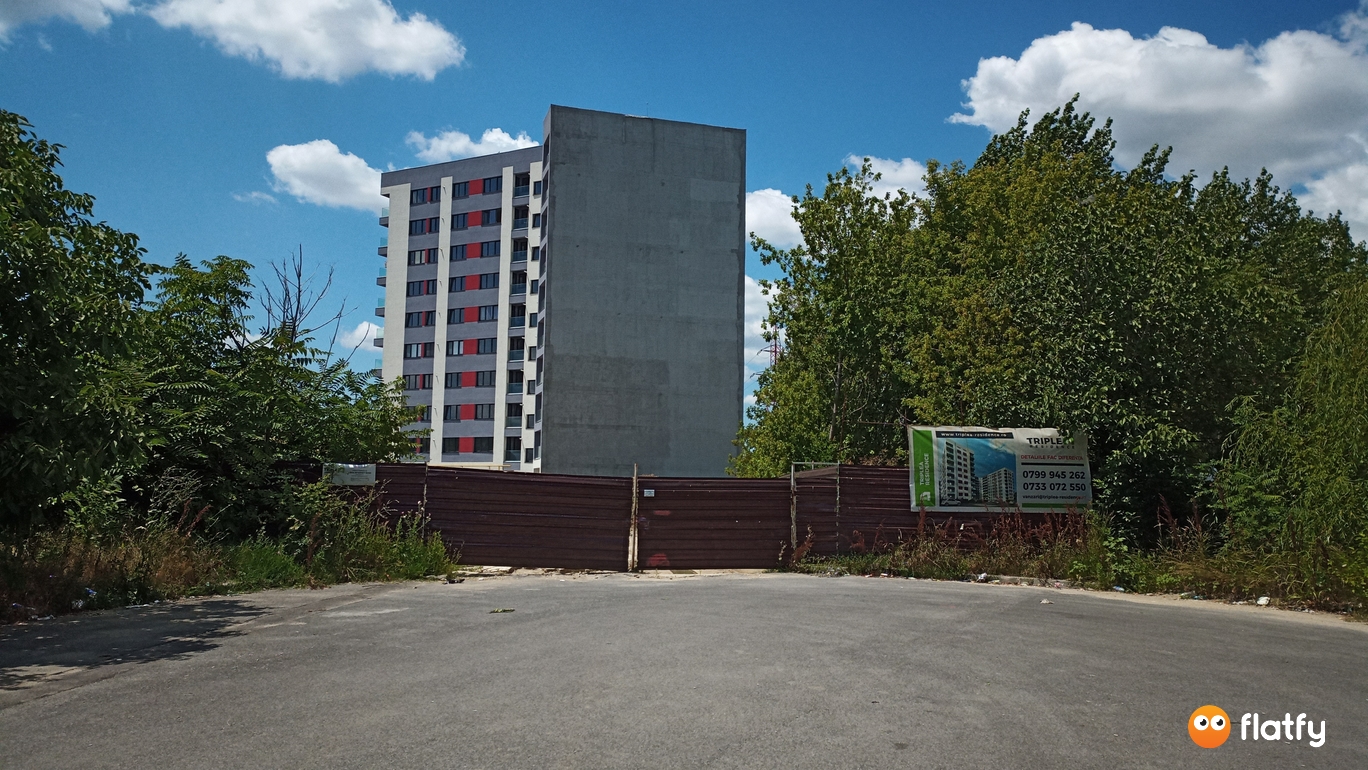 Stadiul construcției Triplea Residence - Spot 5, iulie 2019