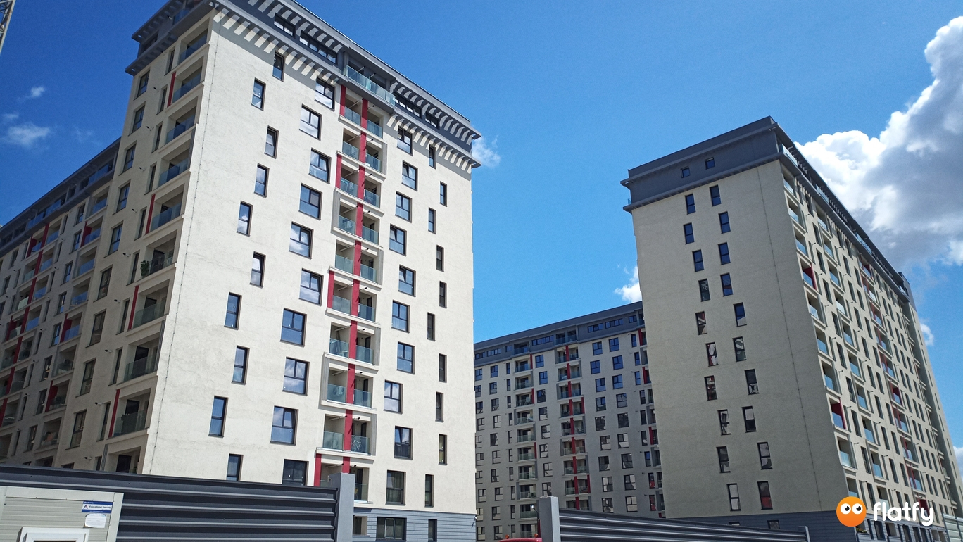 Evoluția construcției Complexului Plaza Residence - Punct 5, iulie 2019