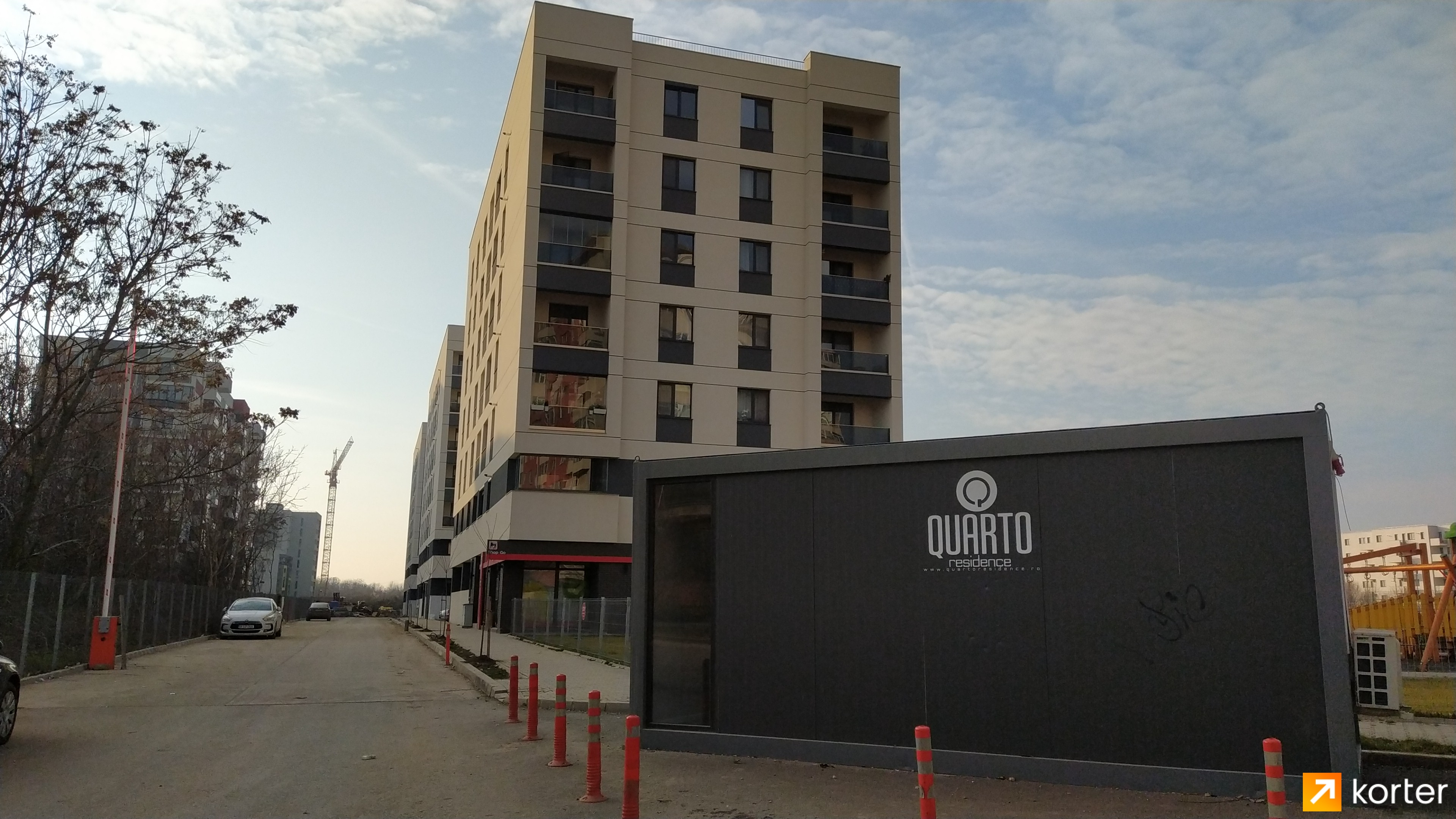 Evoluția construcției Complexului Quarto Residence - Punct 6, Ianuarie 2020