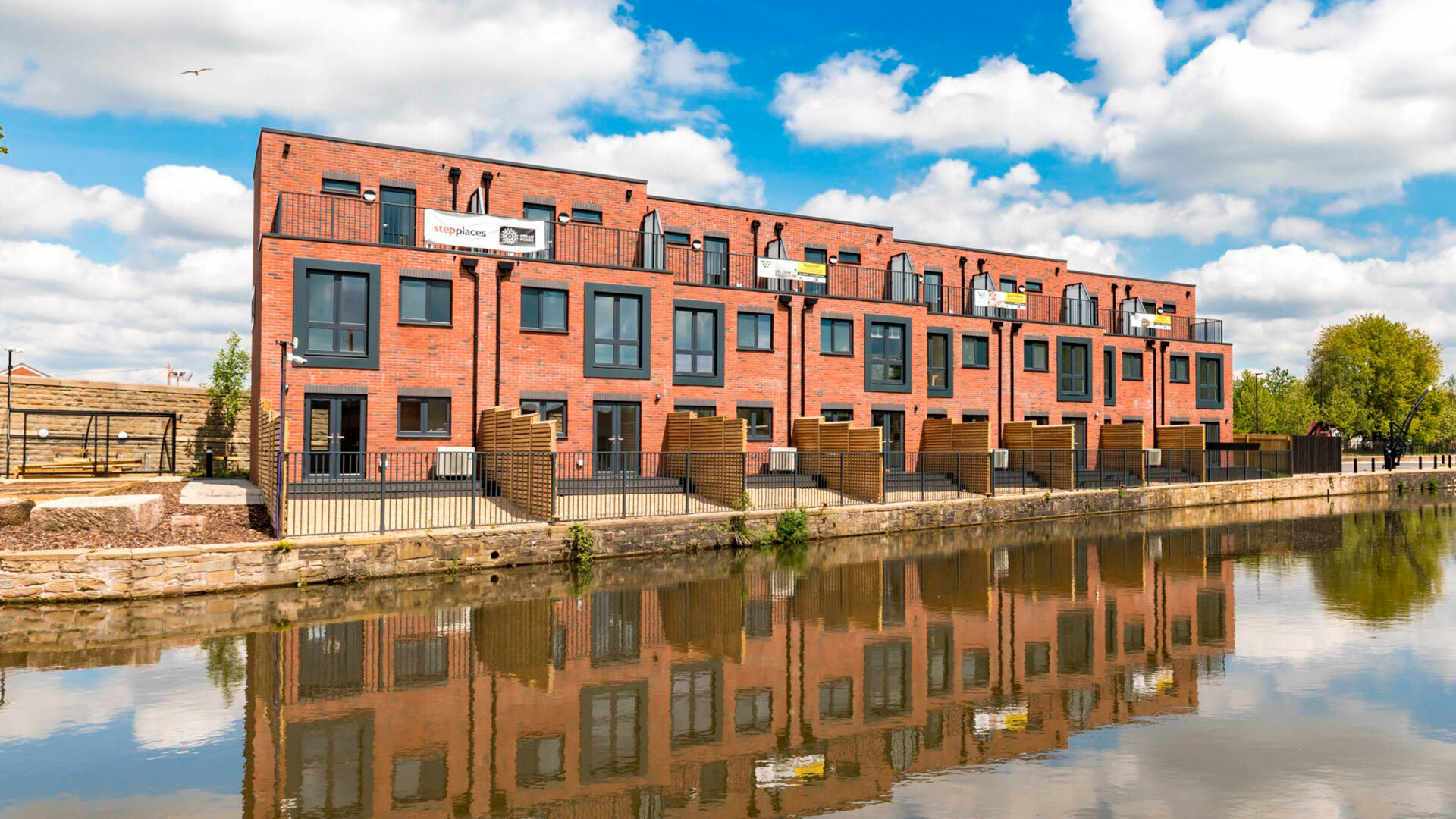 Waterside Gardens in Greater Manchester