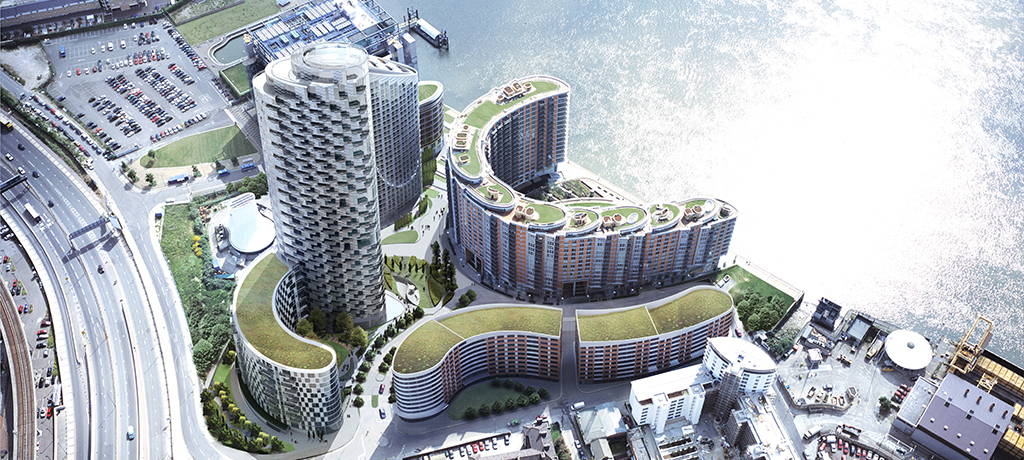 New Providence Wharf in London