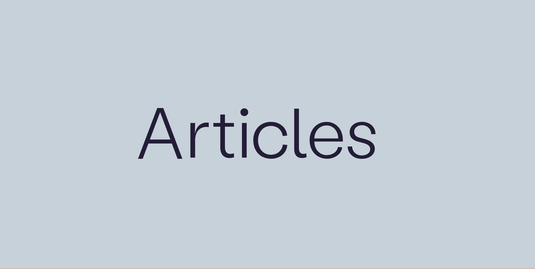 Articles in London