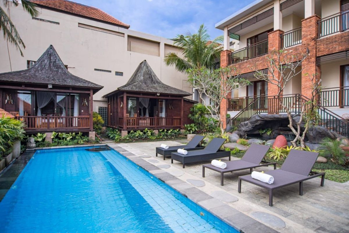 Ubud Boutique Guesthouse for Lease with Pool and Rice Field View