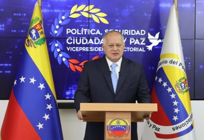 El dirigente chavista venezolano Diosdado Cabello confirma la detención del niño del opositor Edmundo González Urrutia | Internacional | Noticias
