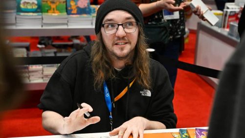 Feria de libros internacionales de Quebec: el fenómeno Alex A., creador de la franja cómica "The Jean", atrae a jóvenes lectores