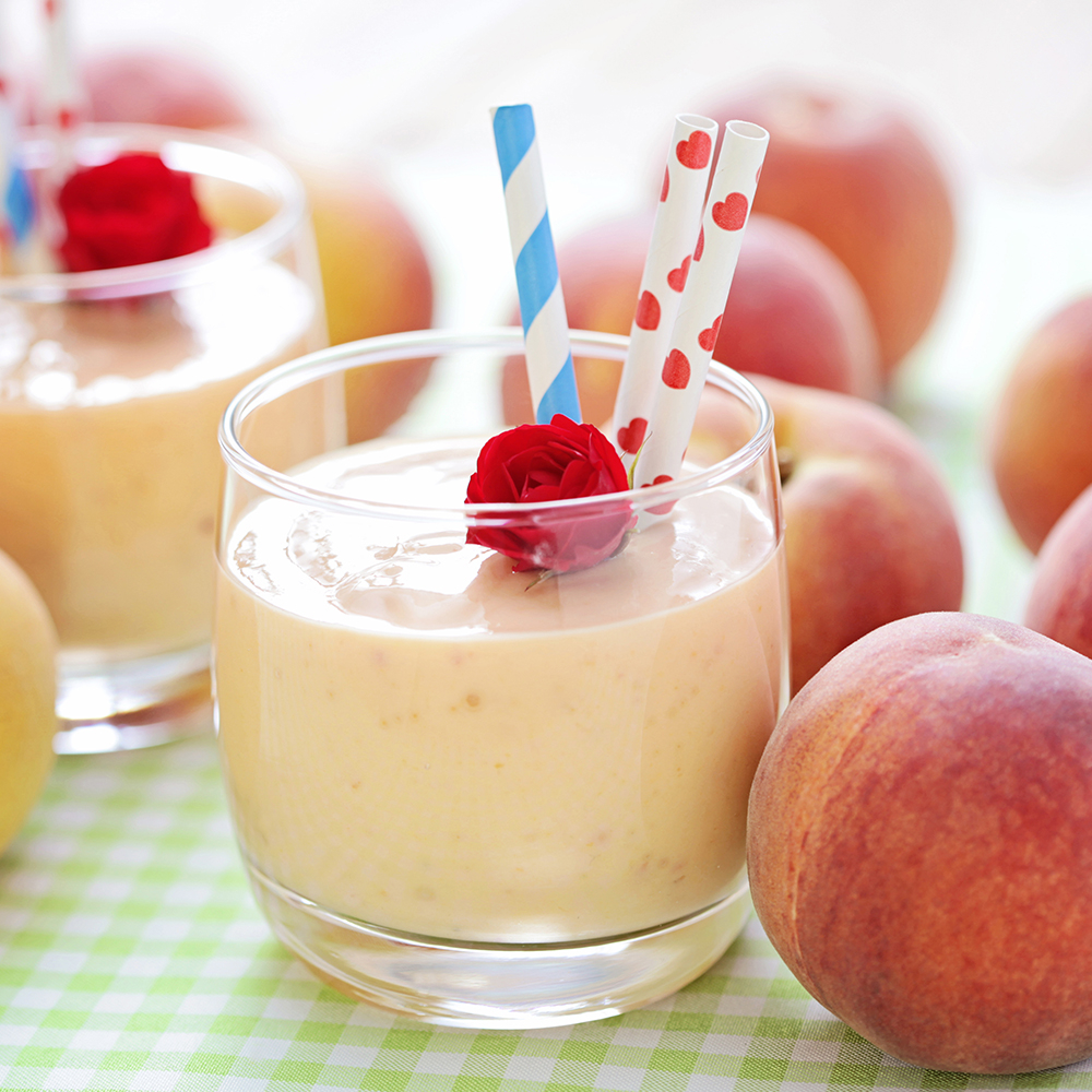 Peach yogurt