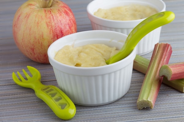 Apple-rhubarb clafoutis