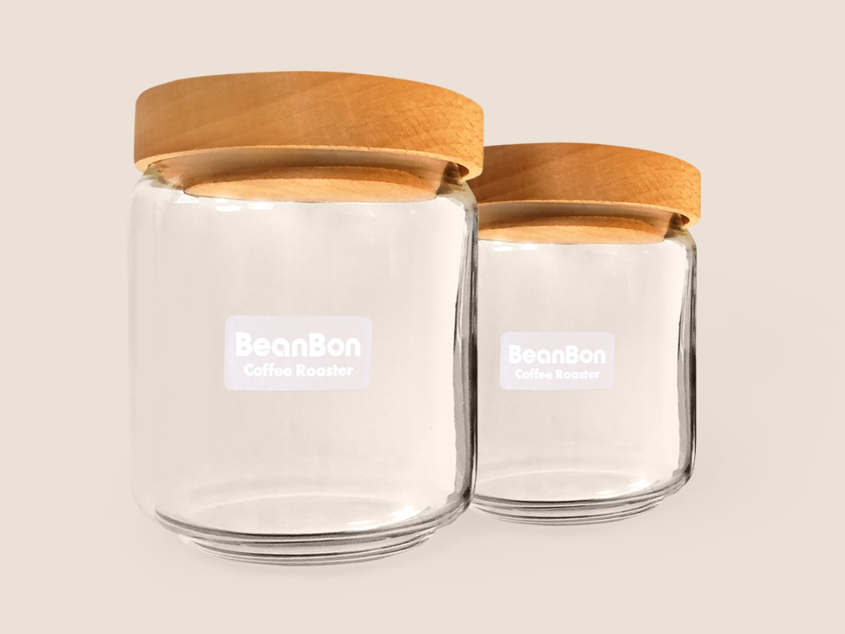 BeanBon 專用玻璃密封罐(2入)