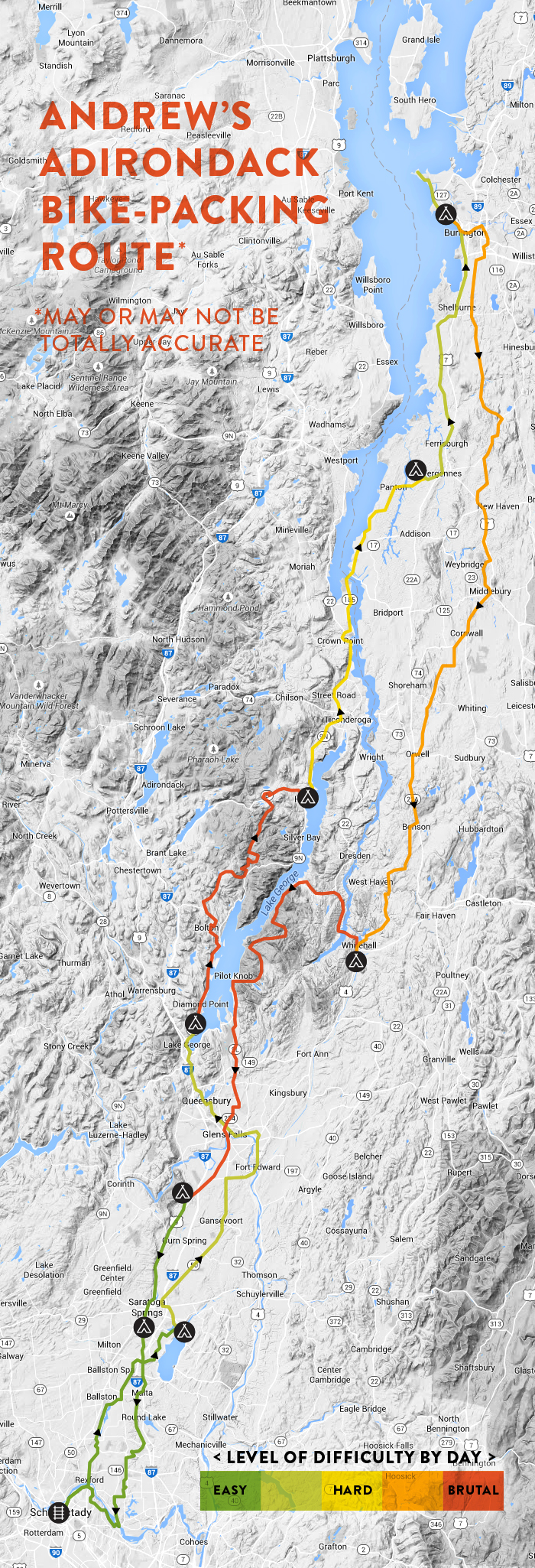 bikepacking adirondacks