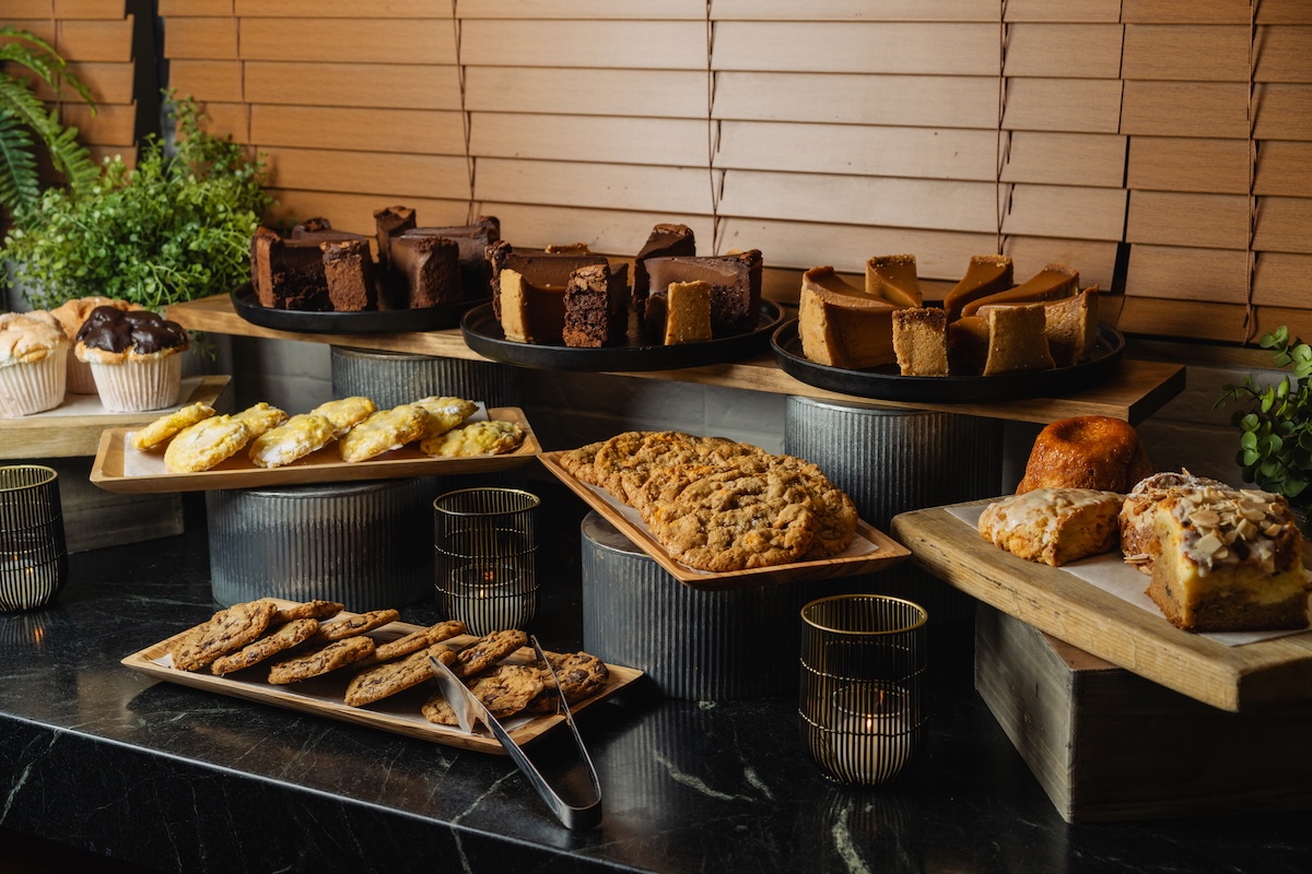 pastry set up for a party