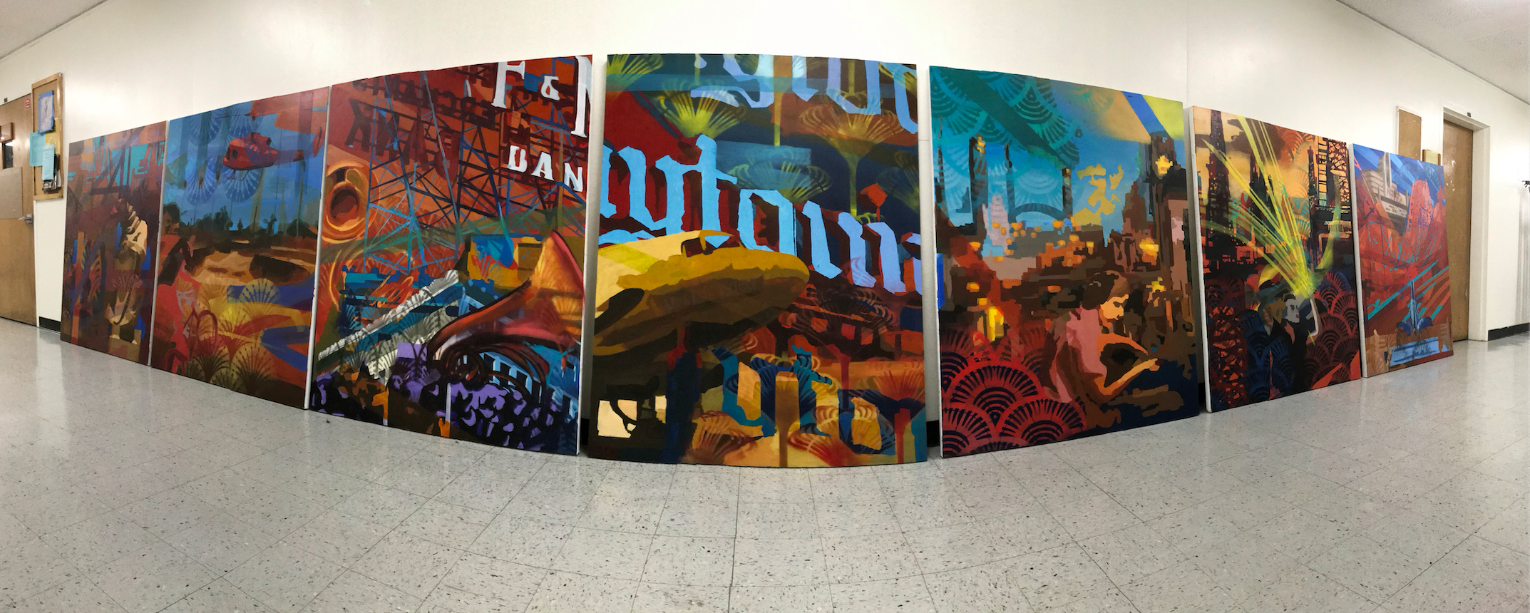 908 canvas | Andrew Nyssen - abstract, typography, cartoon | Beautify