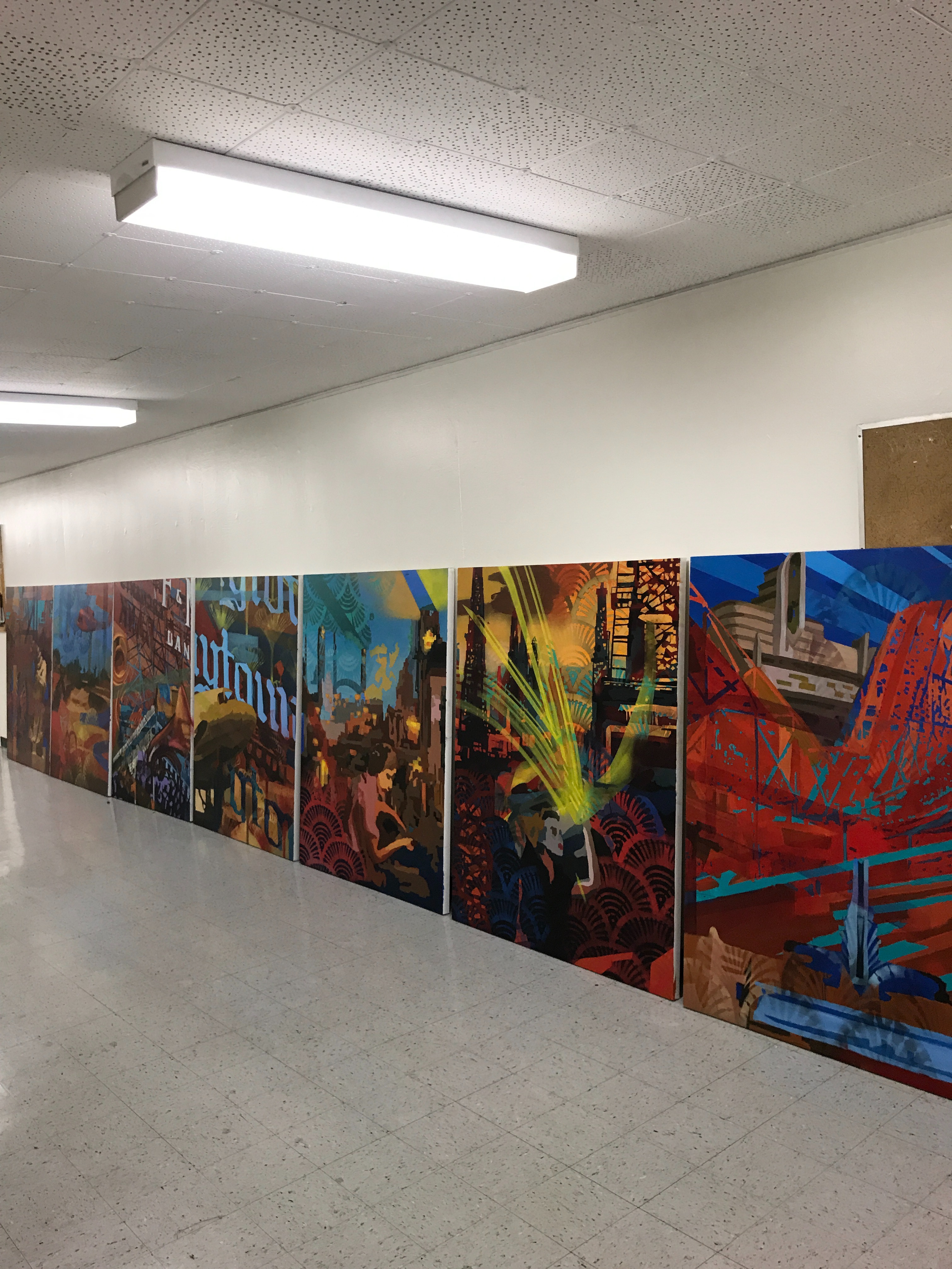 908 mural mural (2) | Andrew Nyssen - abstract, typography, graffiti | Beautify