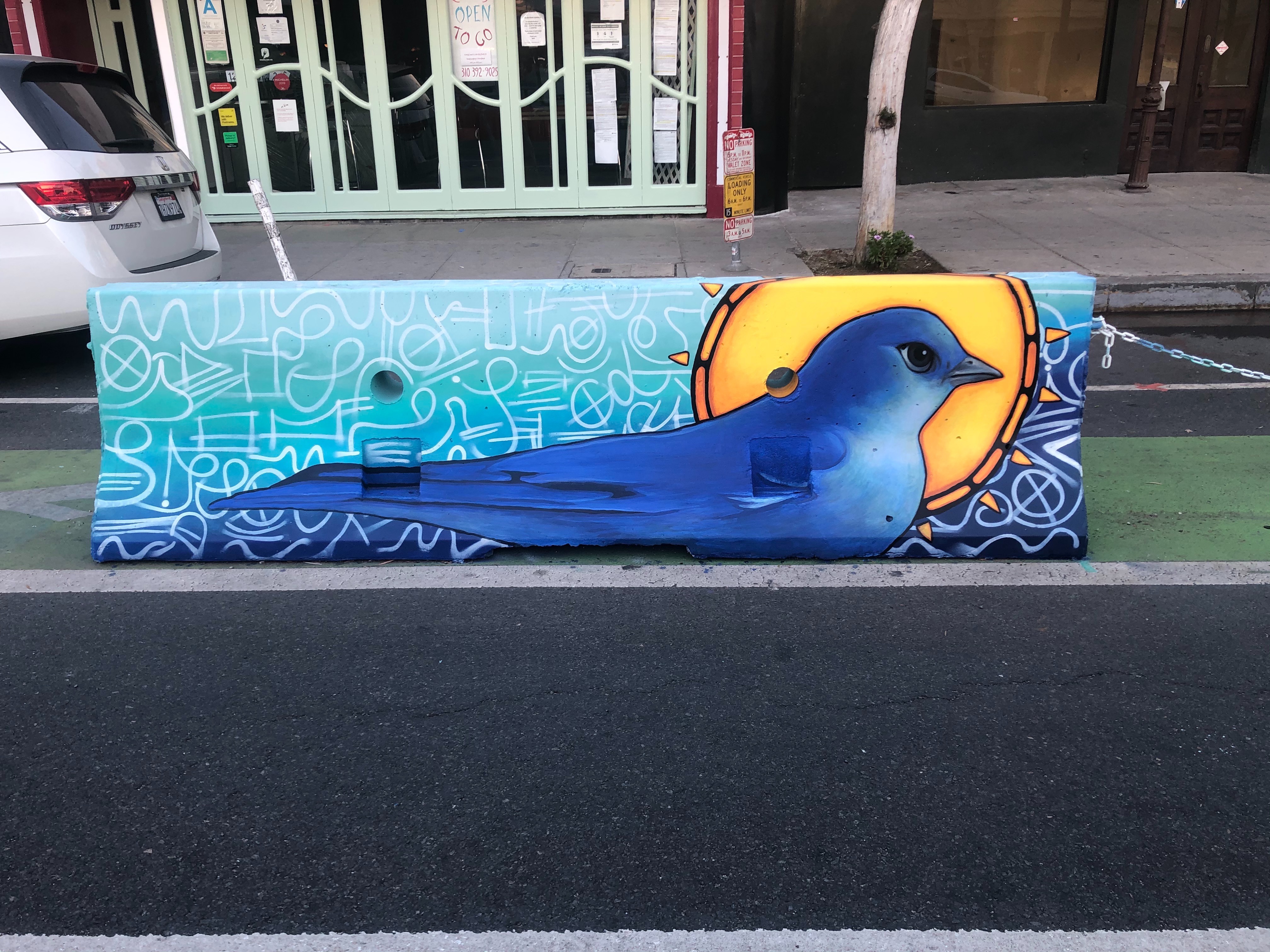 Blue bird  | thread - abstract, realism, nature | Beautify