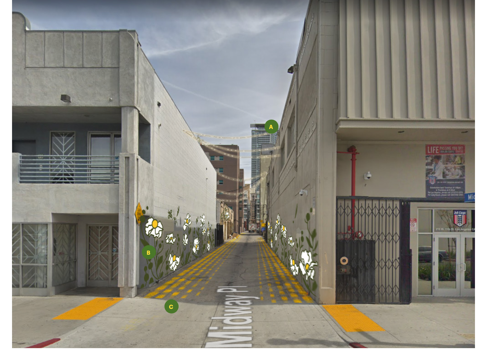 Midway Alley Beautification Project