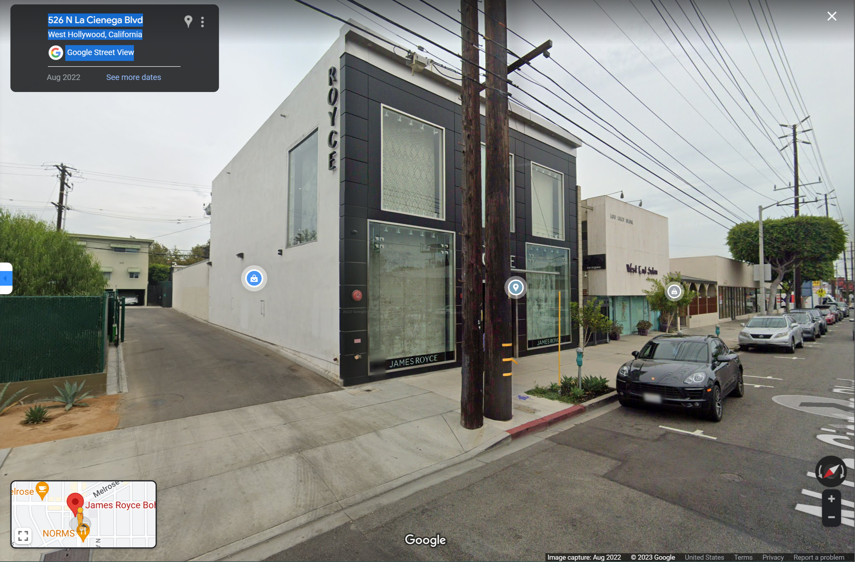 West Hollywood, 522 North La Cienega Boulevard, 90048 - Central LA - Potential Art / Mural Site | Beautify