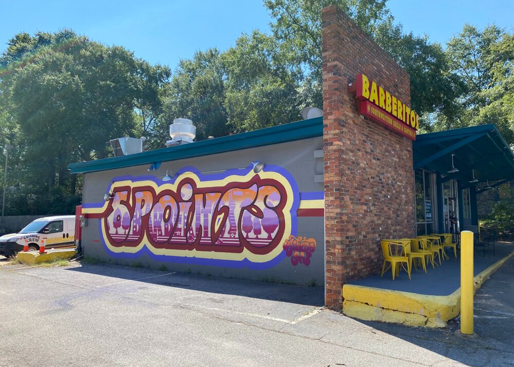 5 Points | lazerchef.studio | Taylor Shaw - typography, graffiti, cartoon, restaurant, barberitos | Beautify