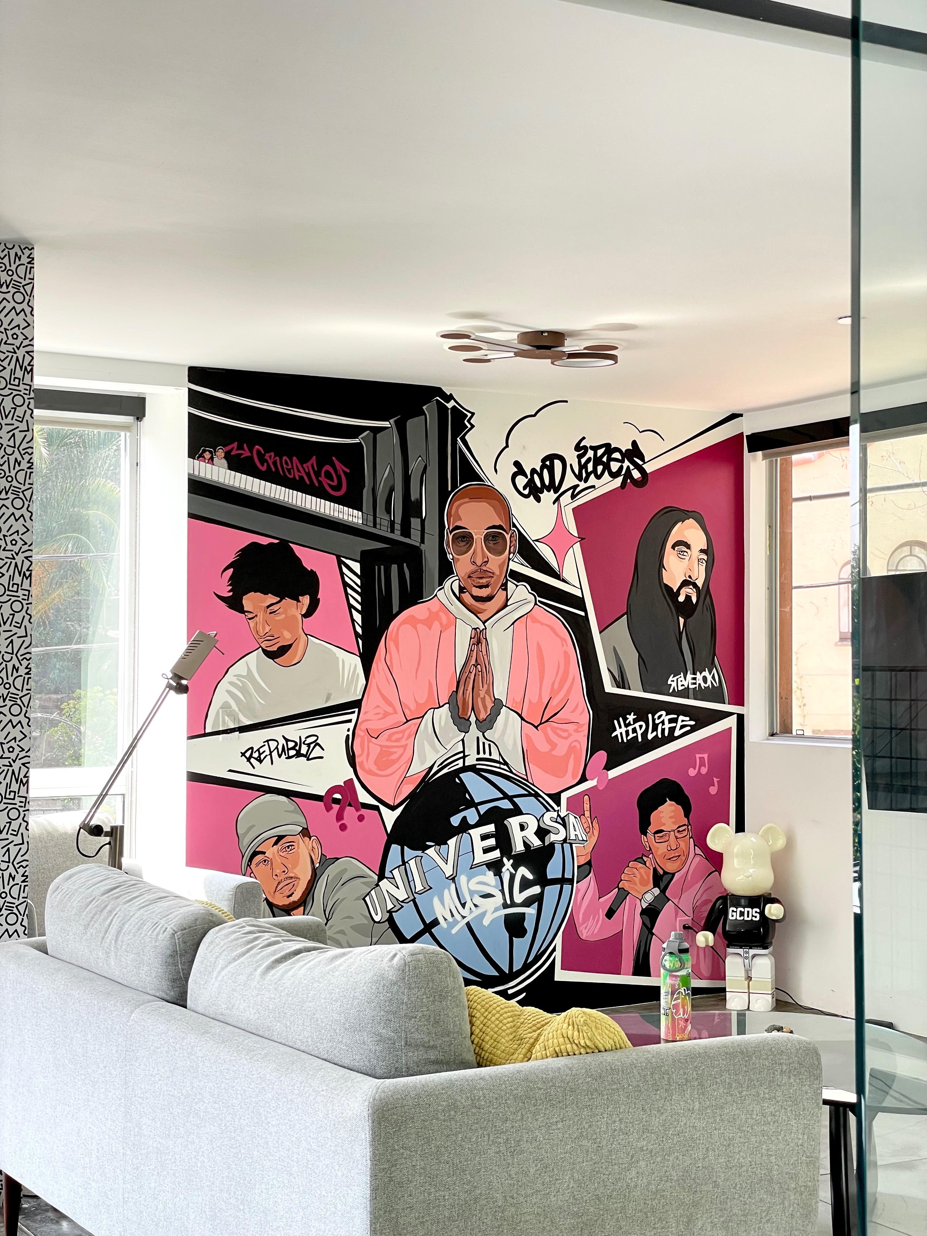 Private mural | steeke | Sergei Steeke - graffiti, cartoon, private | Beautify