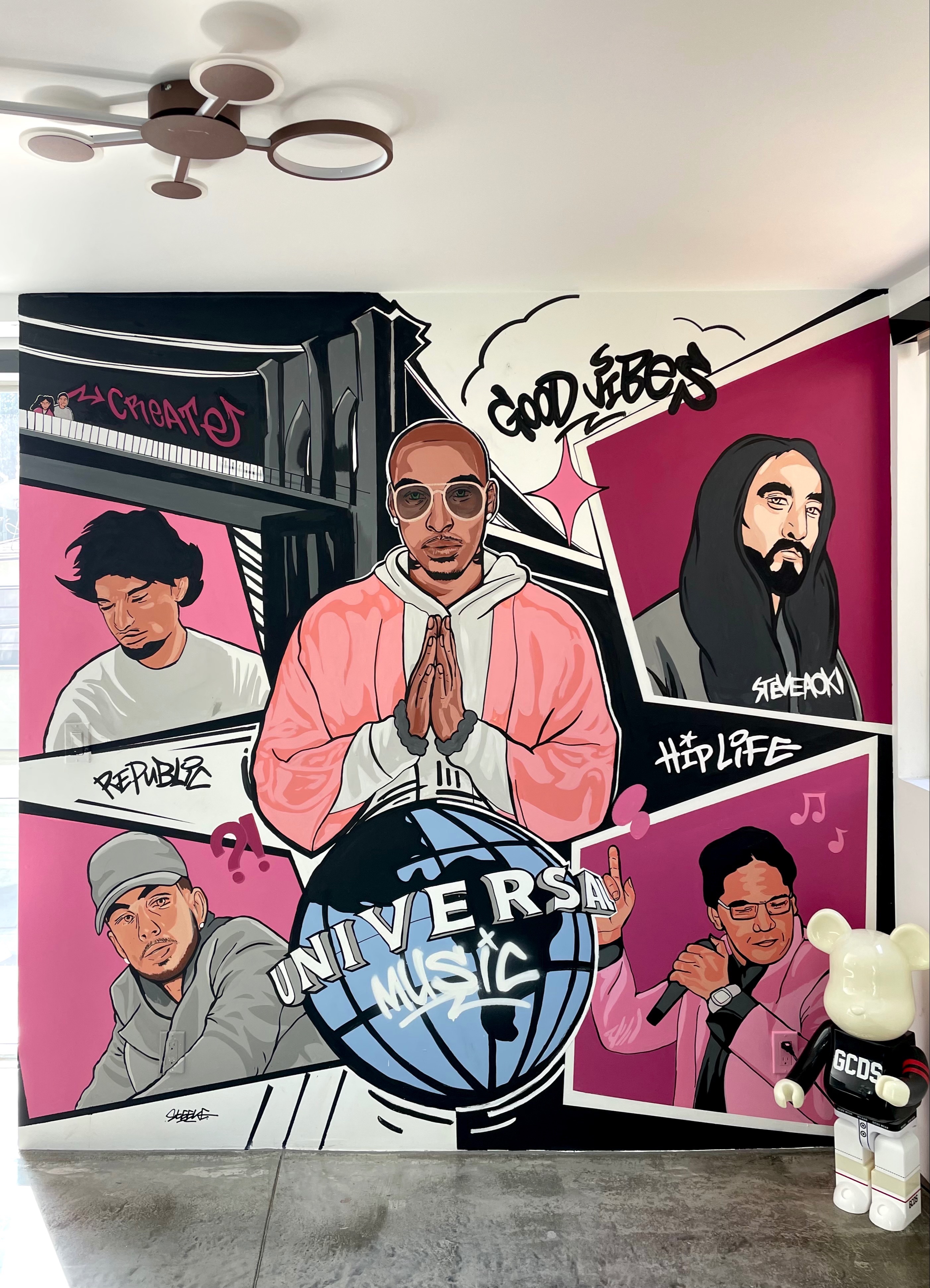 Private mural | steeke | Sergei Steeke - graffiti, cartoon, private | Beautify