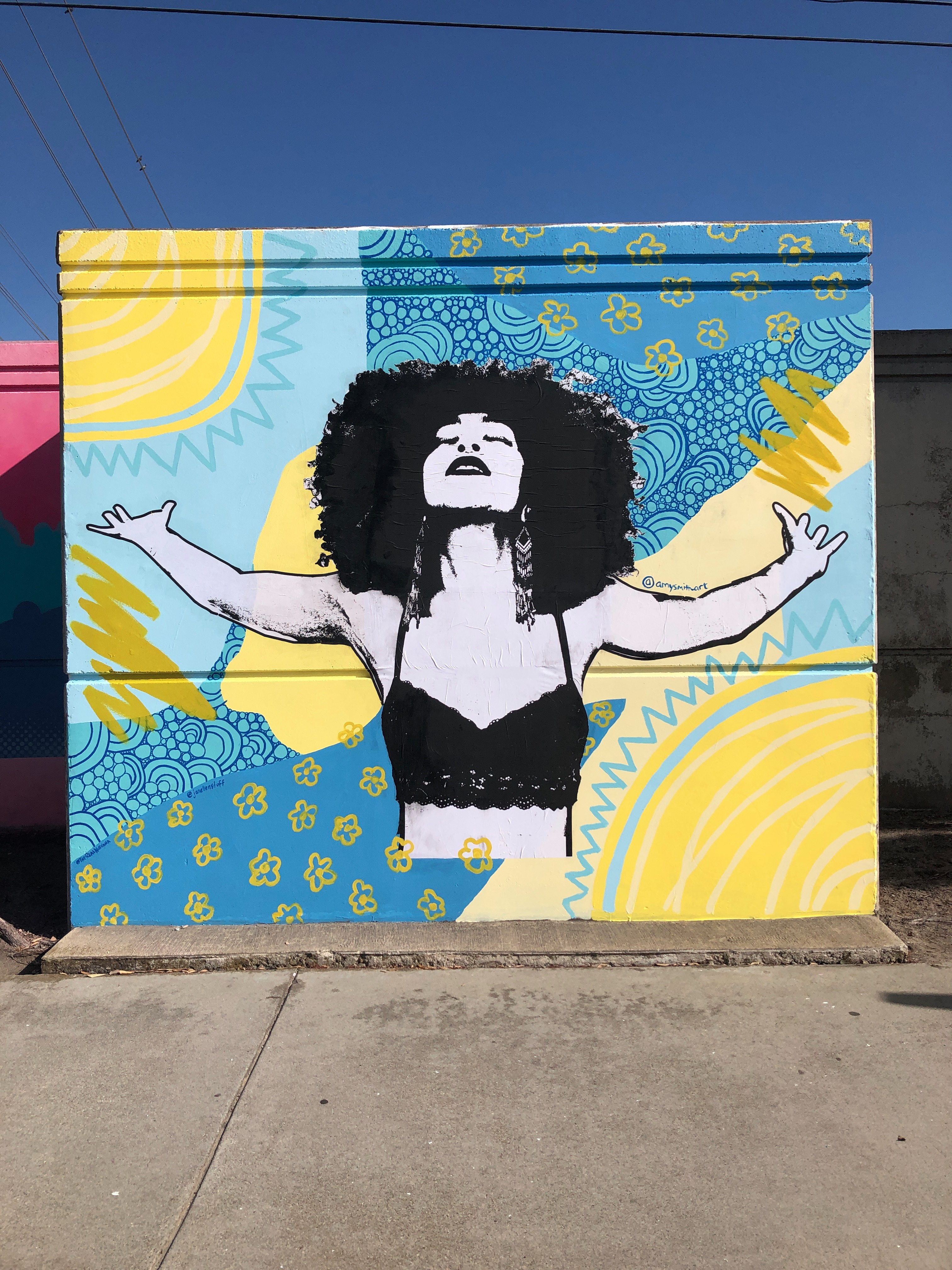 Feeling Free | amysmith - inspirational, paint, spraypaint, wheatpaste | Beautify
