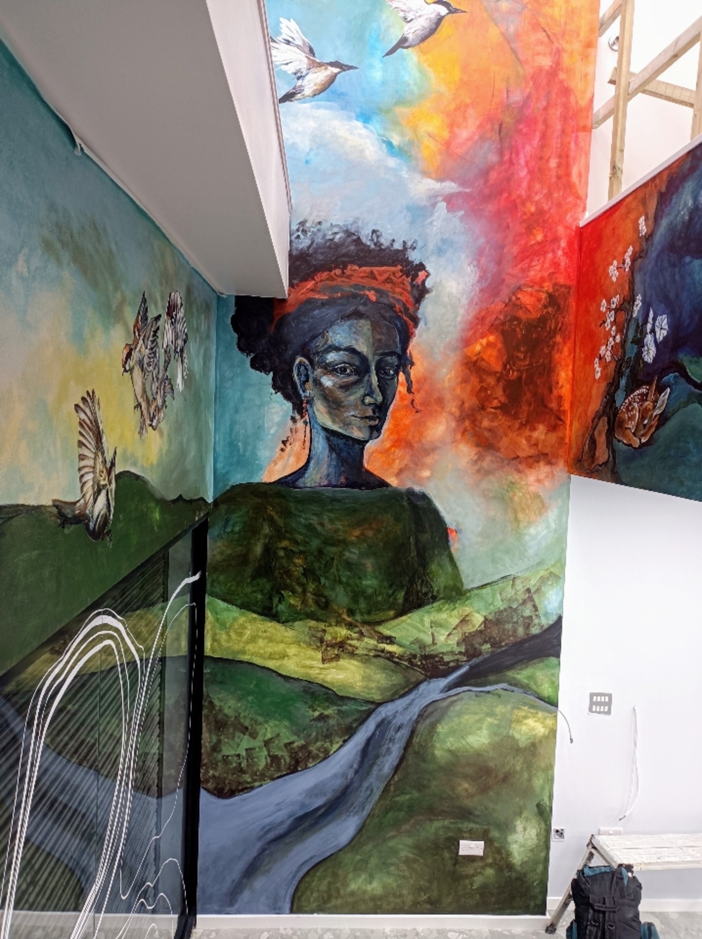 Angela | cwallismurals | Charlotte Wallis - abstract, realism, nature, surrealism | Beautify