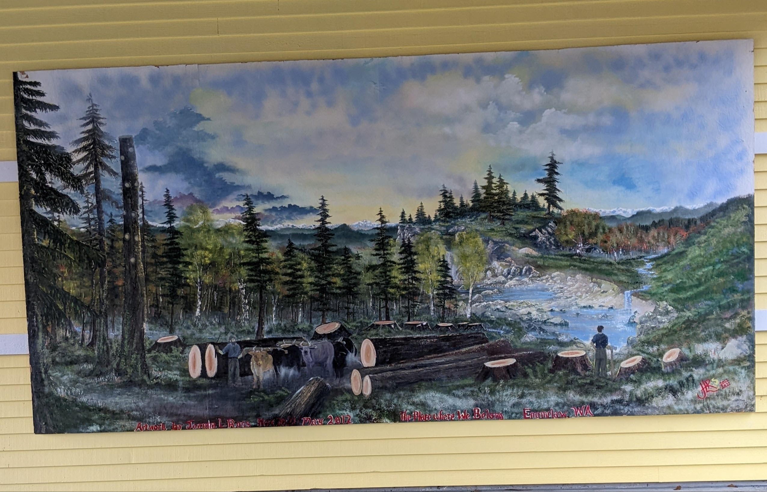 Mural in Enumclaw