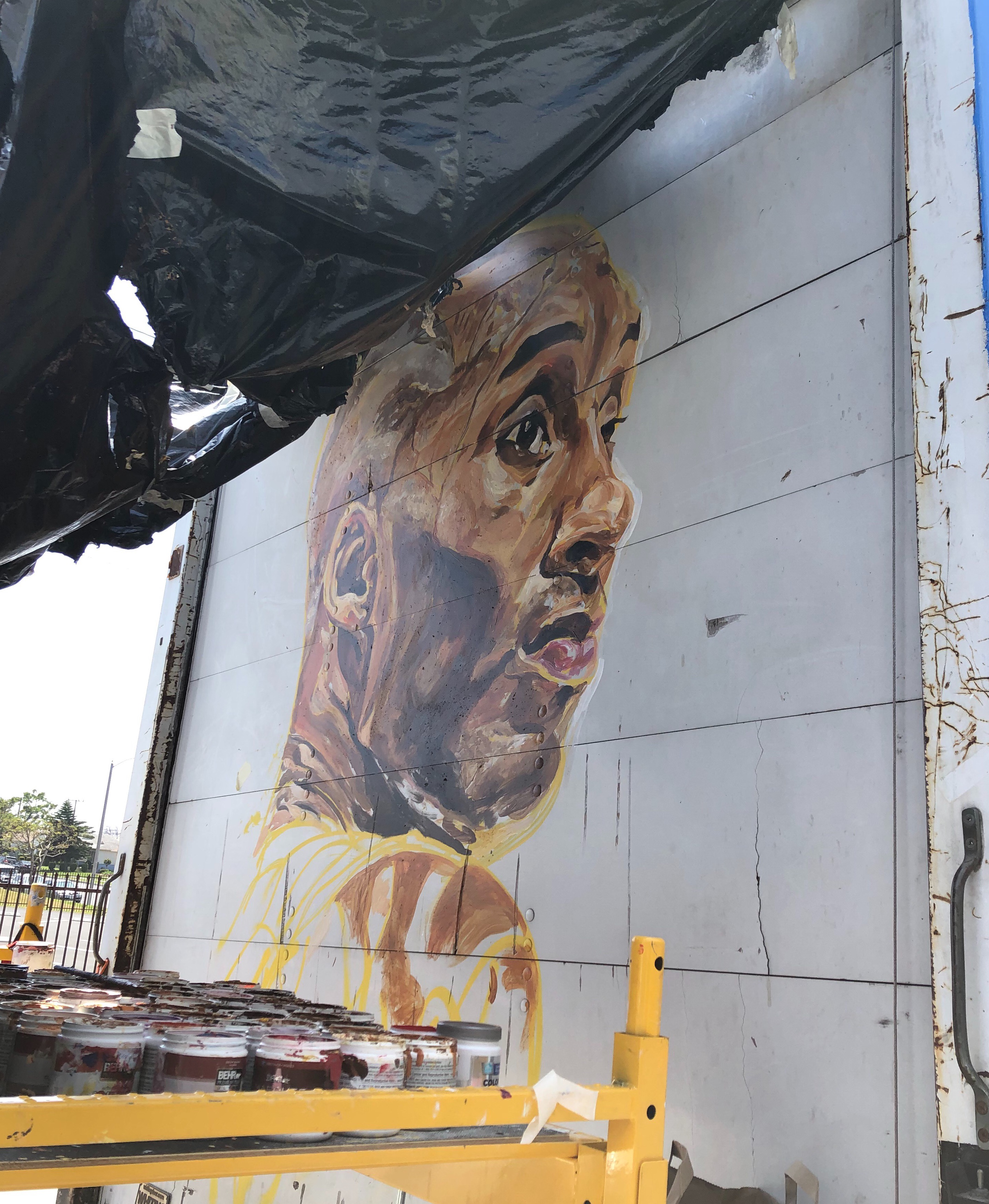 Kobe Bryant  mural (1) | samirevol | samir arghandwall - realism | Beautify