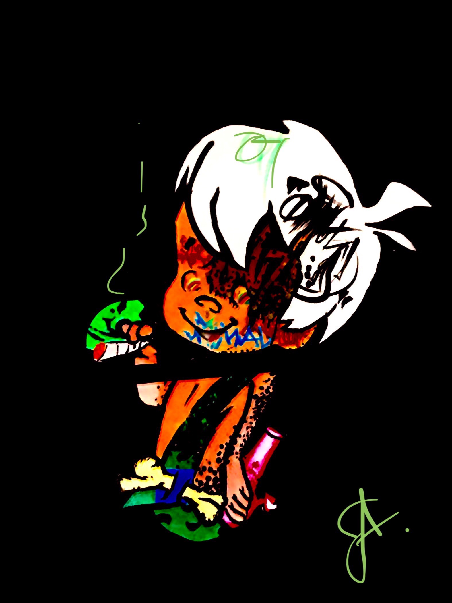 Mural Art mural (126) | cheeseonly - cartoon | Beautify