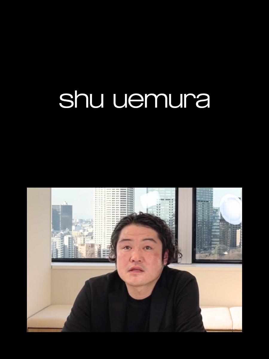 シュウ ウエムラのブランド説明会の写真