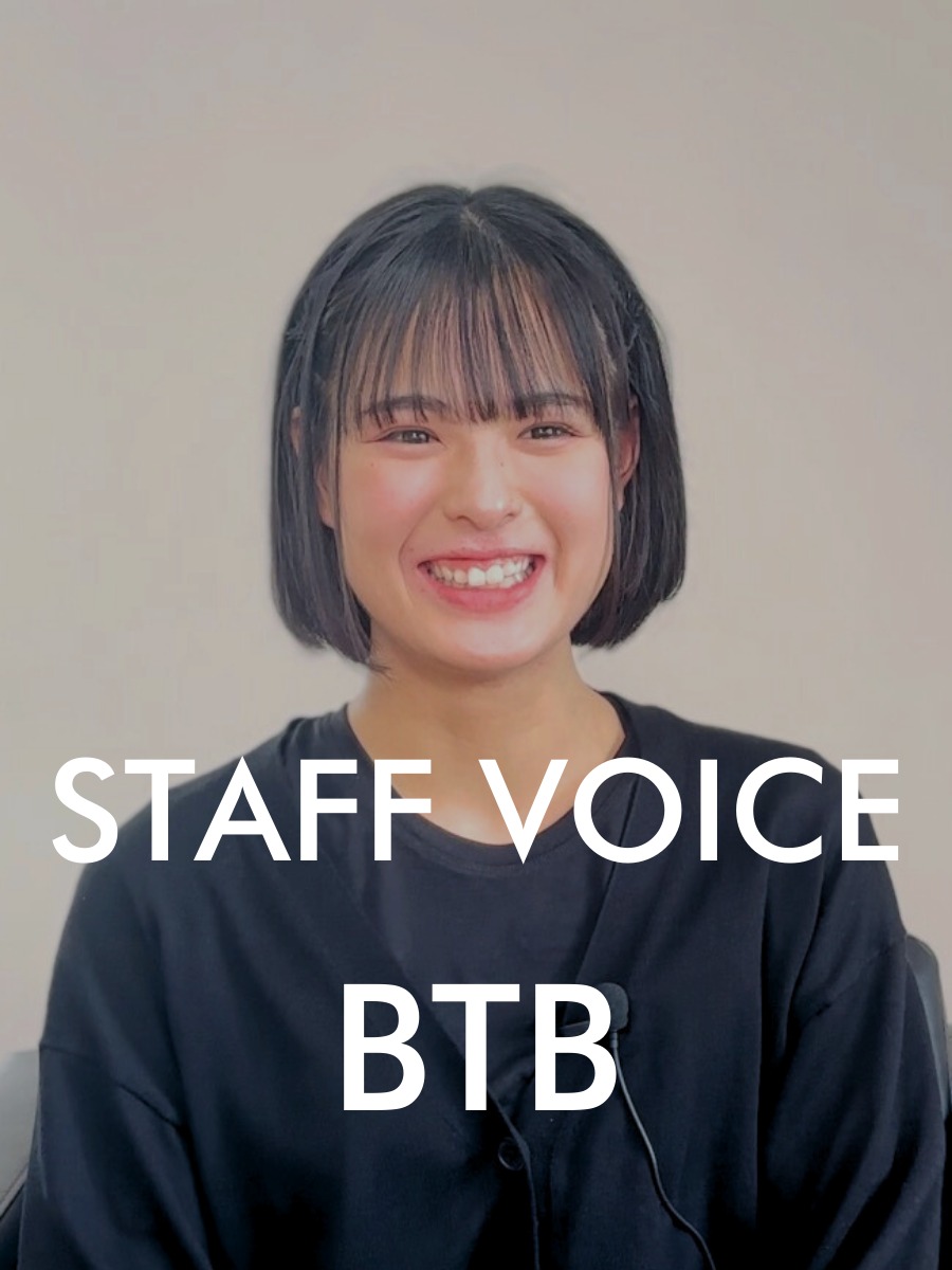 BTBのボディクリエイターにインタビューの写真