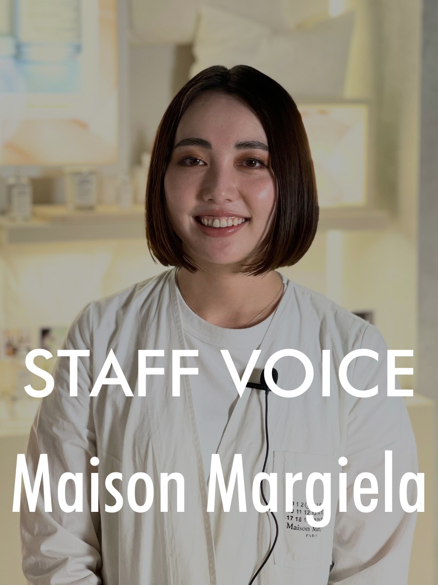 メゾン マルジェラ フレグランスで働くBAインタビューの動画の写真