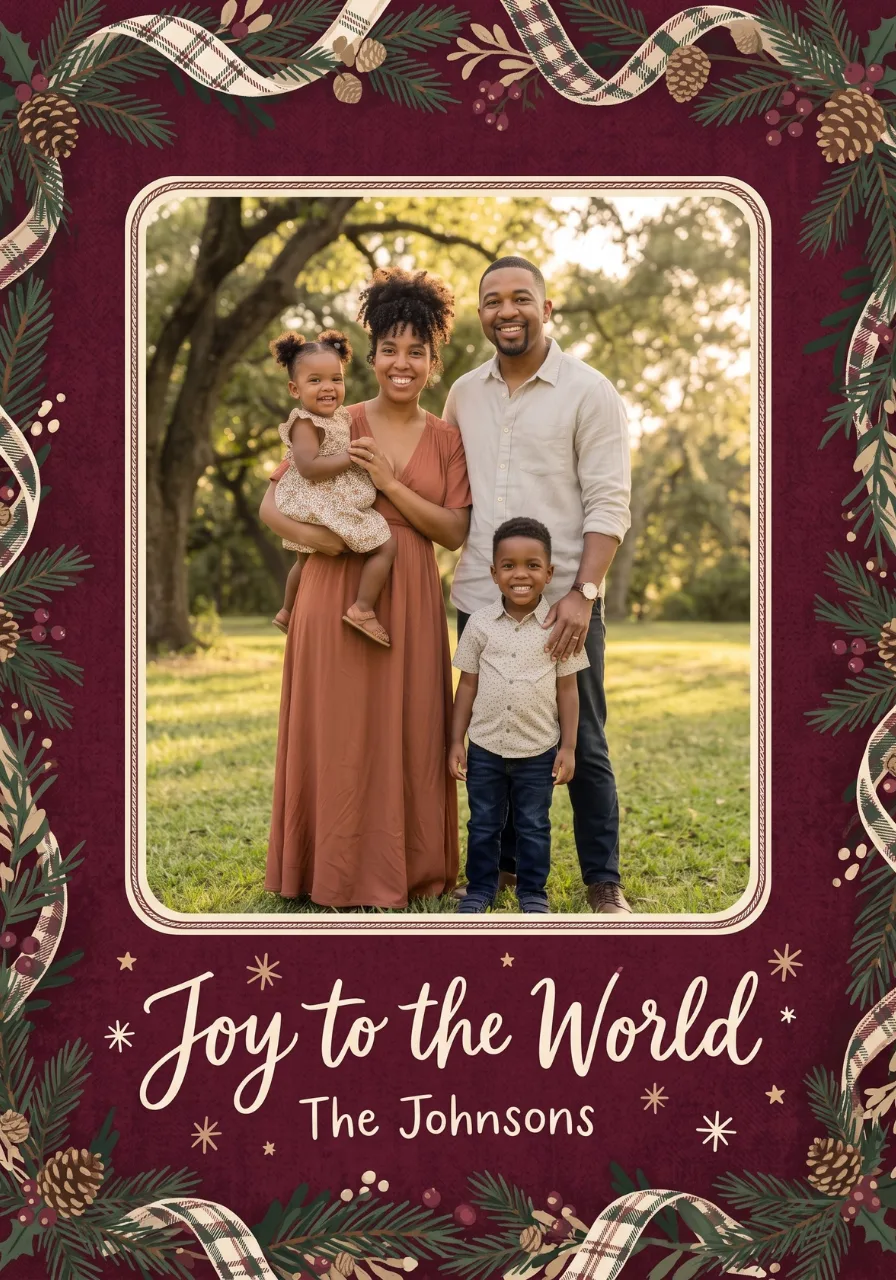 The Johnsons Christmas Card