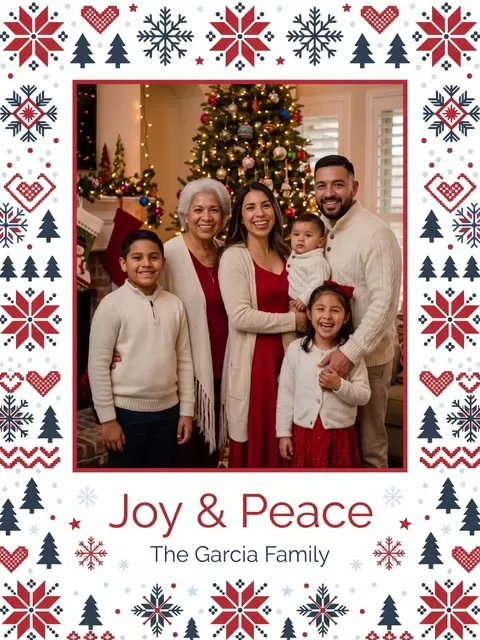 The Garcia's Holiday Card